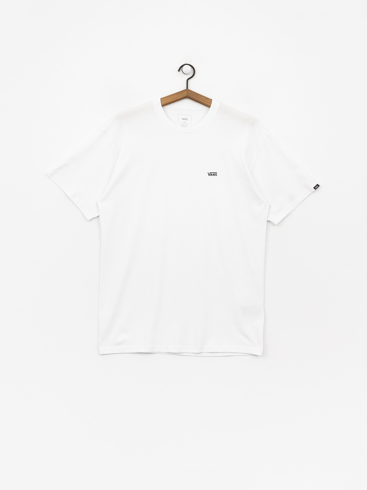 Тениска Vans Left Chest Logo (white/black)