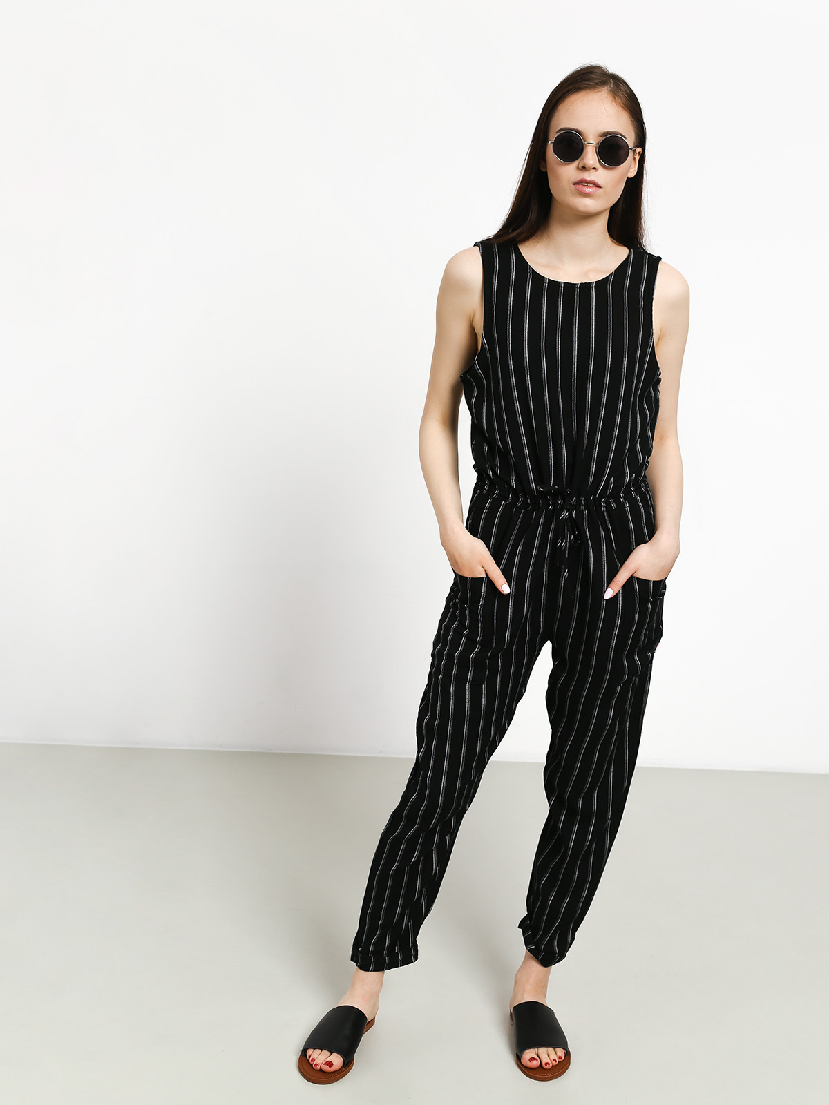 комбинезон RVCA Pop Out Wmn (black stripe)