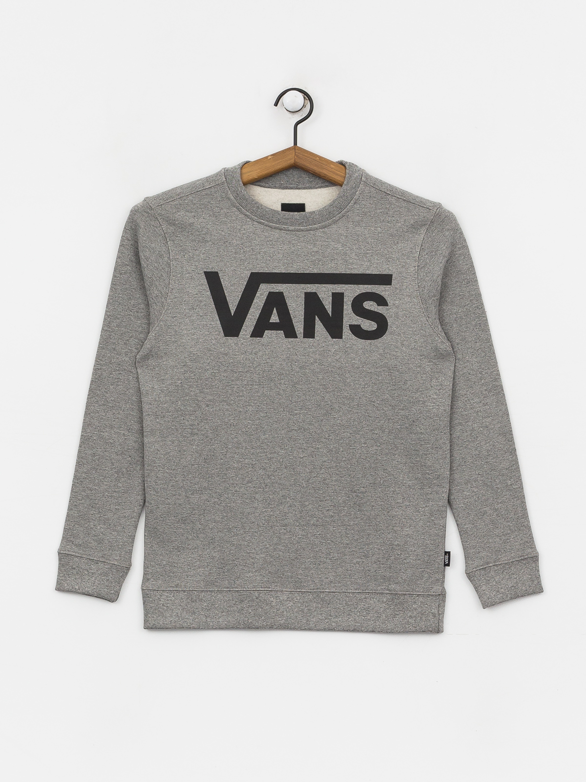 Суитшърт Vans Classic Crew (cement heather/black)