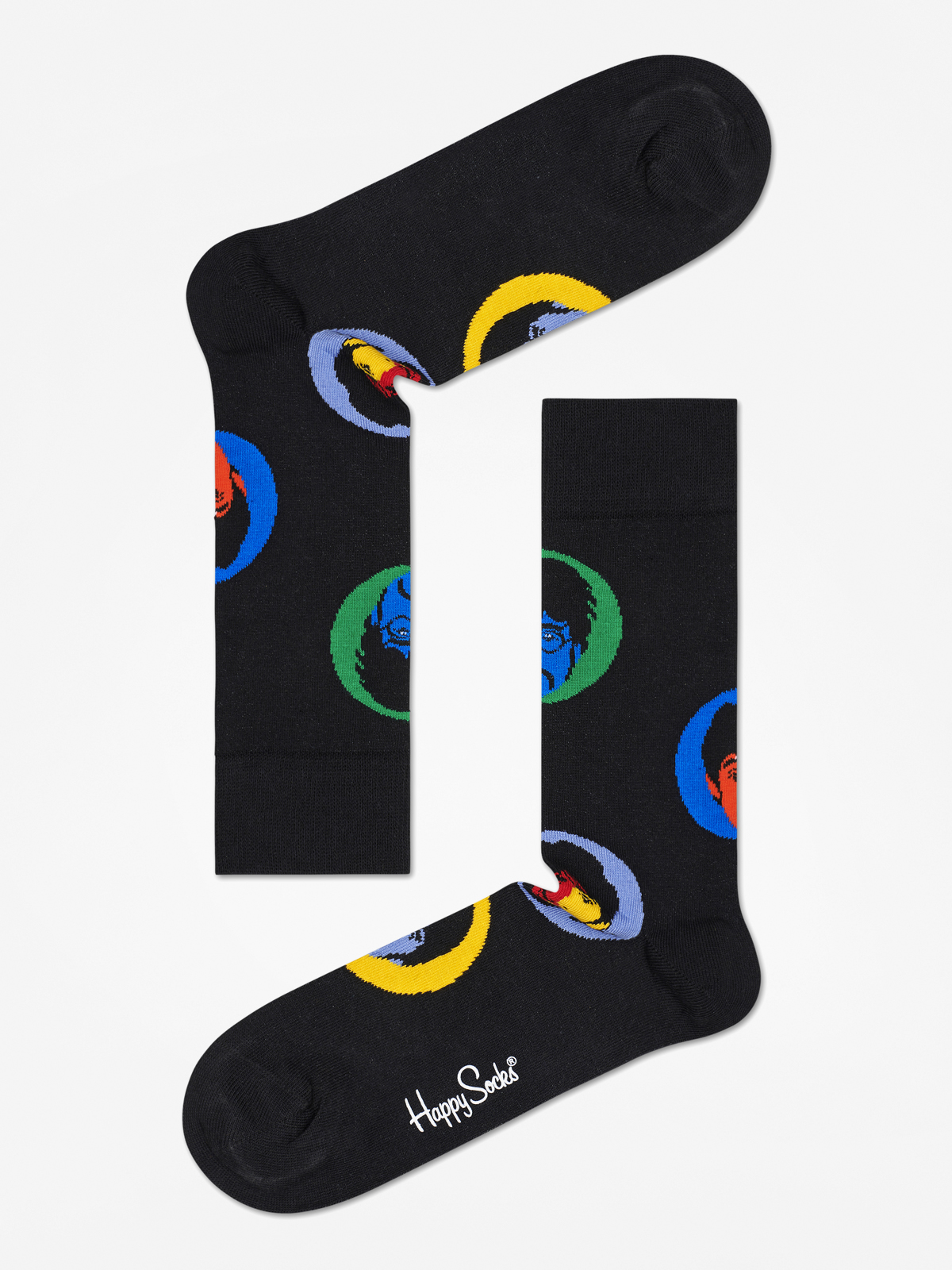 Чорапи Happy Socks The Beatles (black/yellow/blue/green)