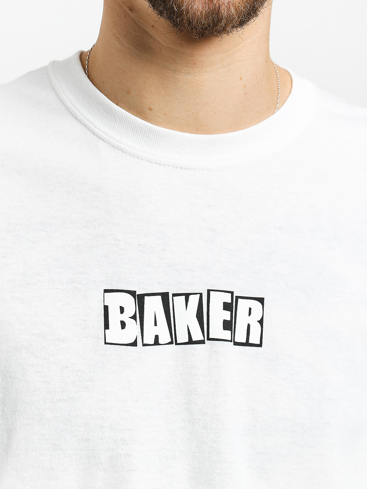 Тениска Baker Brand Logo (white)