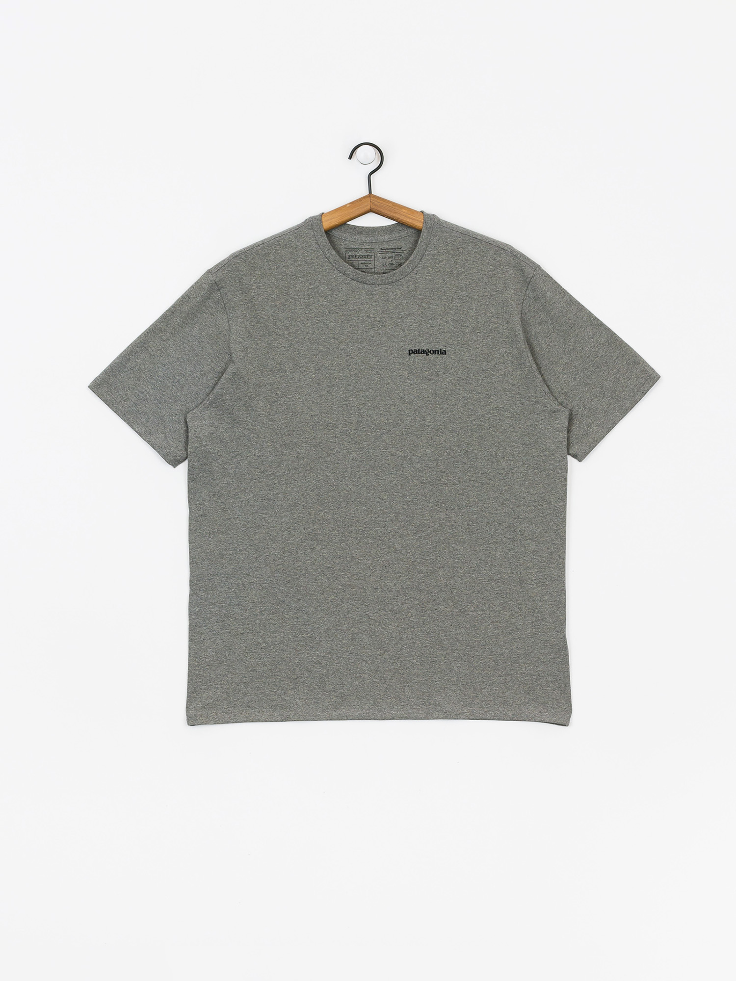 Тениска Patagonia P6 Logo Responsibili (gravel heather)