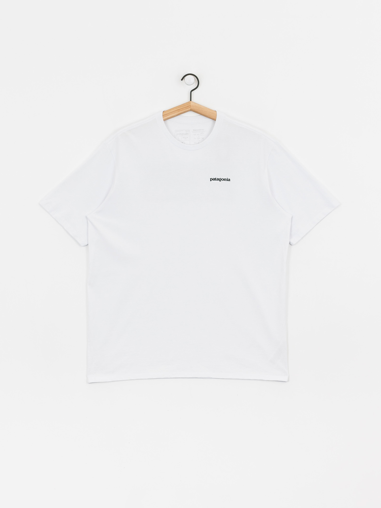 Patagonia Тениска P6 Logo Responsibili (white)