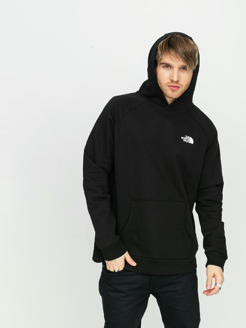 Суитшърт с качулка The North Face Raglan Redbox HD (tnf black/tnf white)