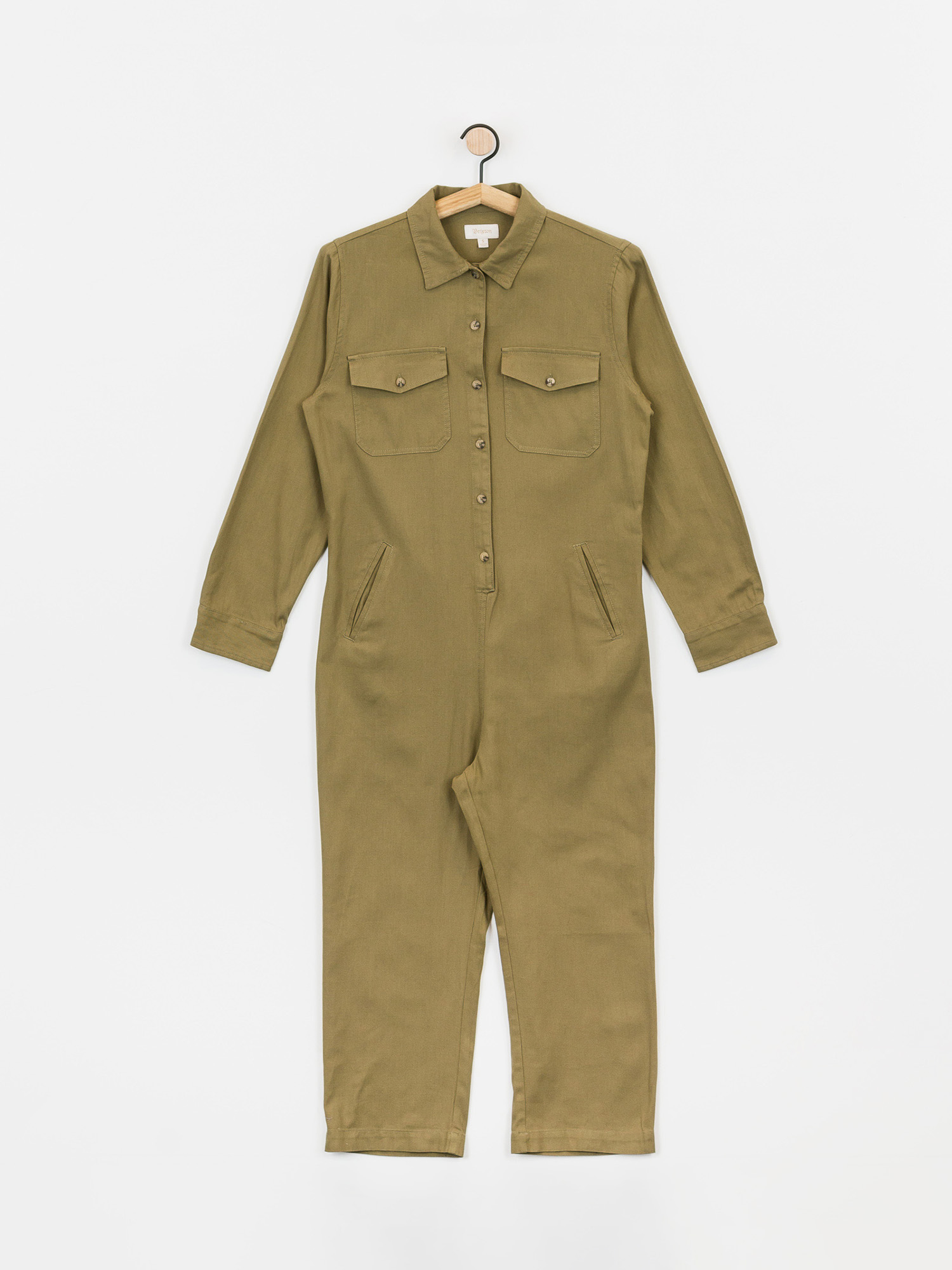 Дамски комбинезон Brixton Melbourne Crop Coverall (washed olive)