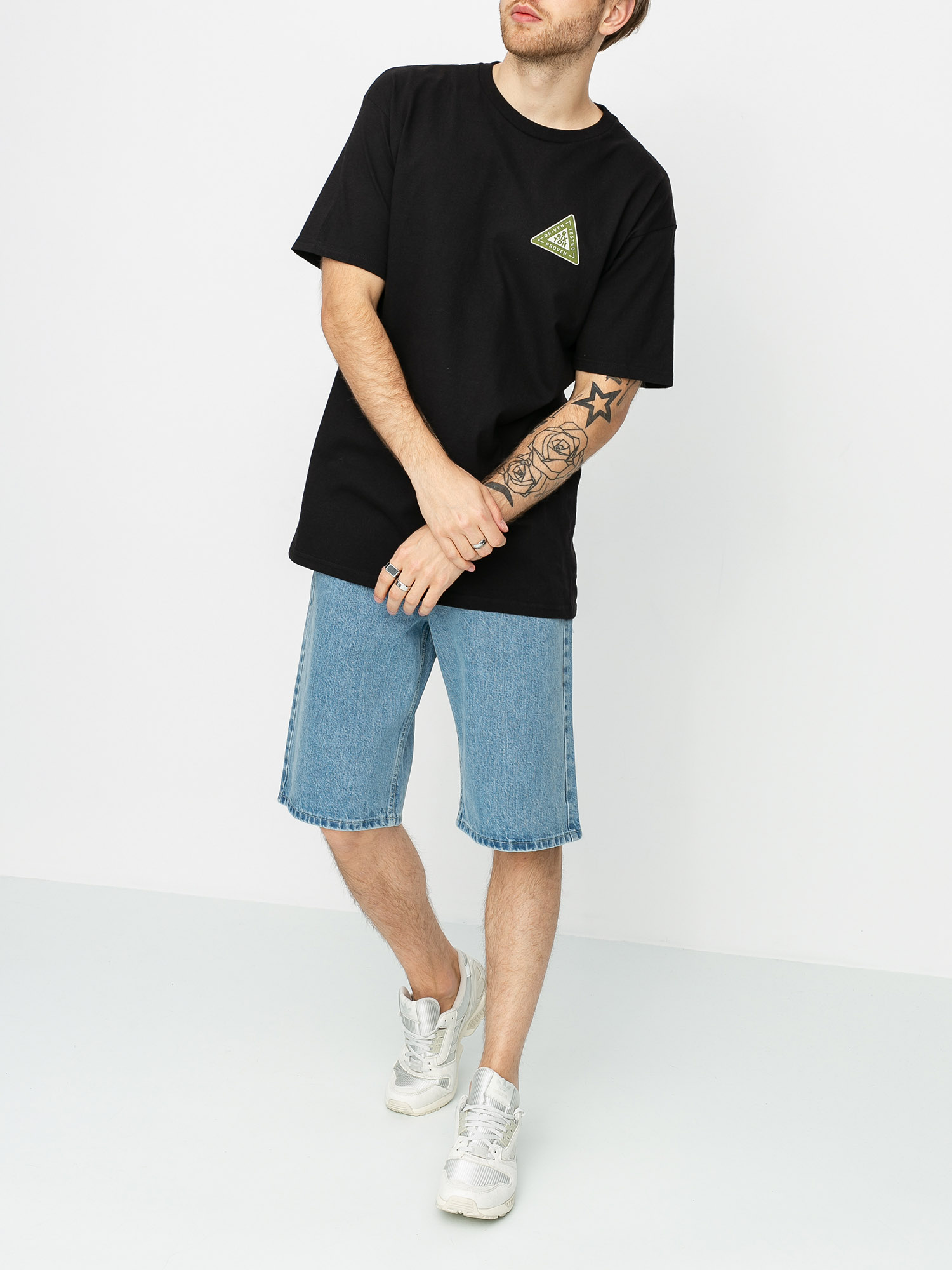 Къси панталони MassDnm Slang Jeans (light blue)