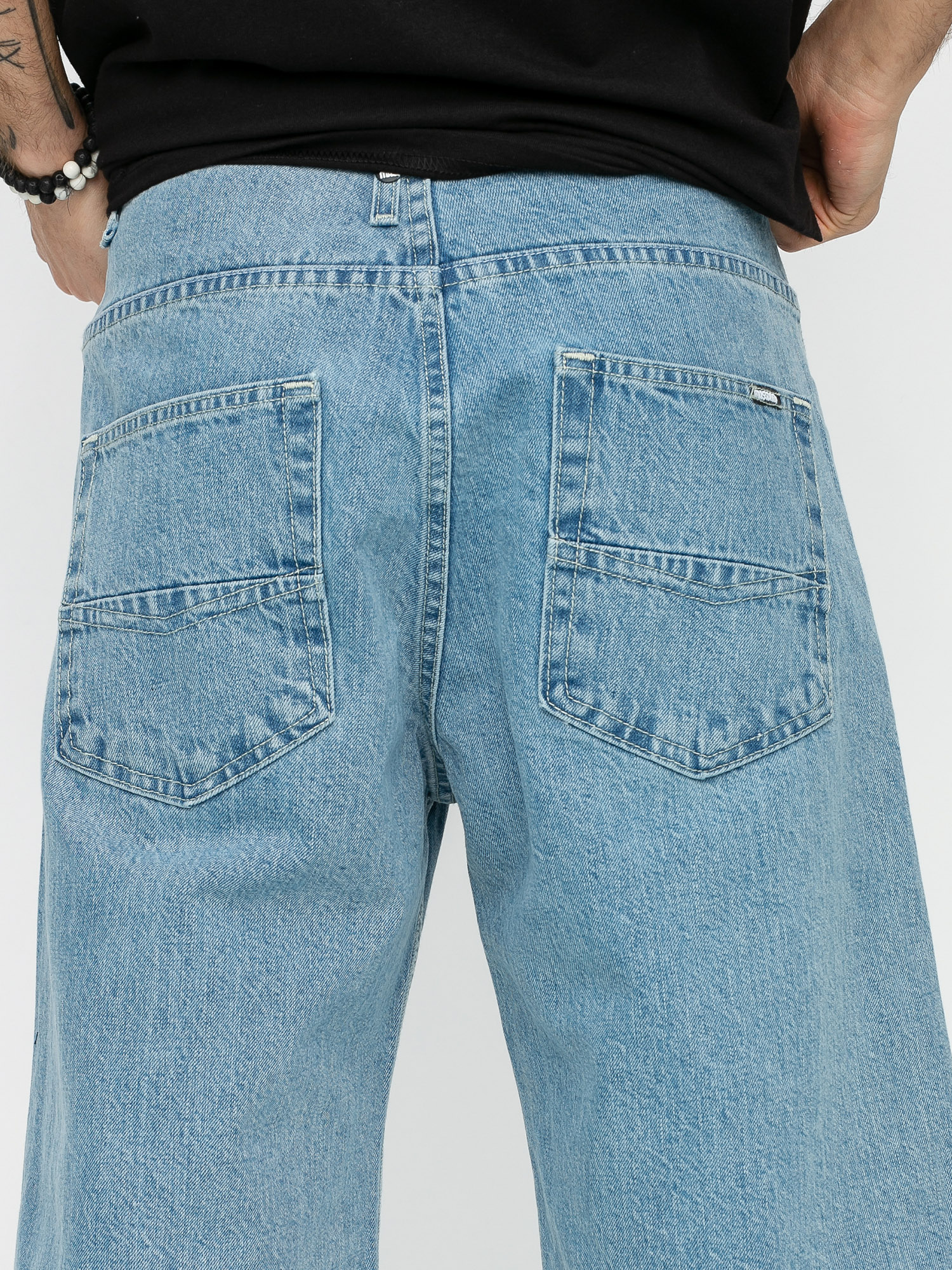 Къси панталони MassDnm Slang Jeans (light blue)