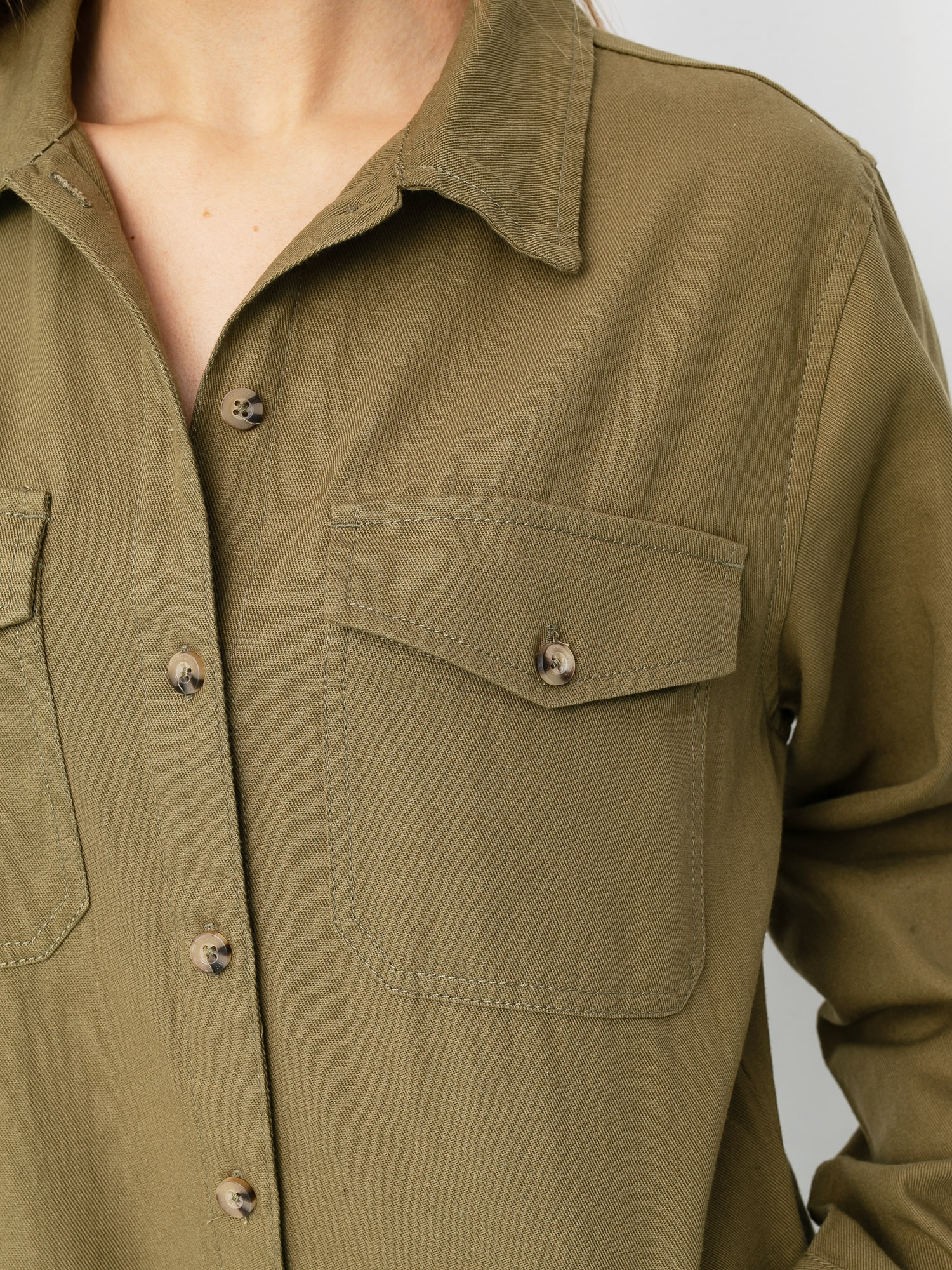 Дамски комбинезон Brixton Melbourne Crop Coverall (washed olive)