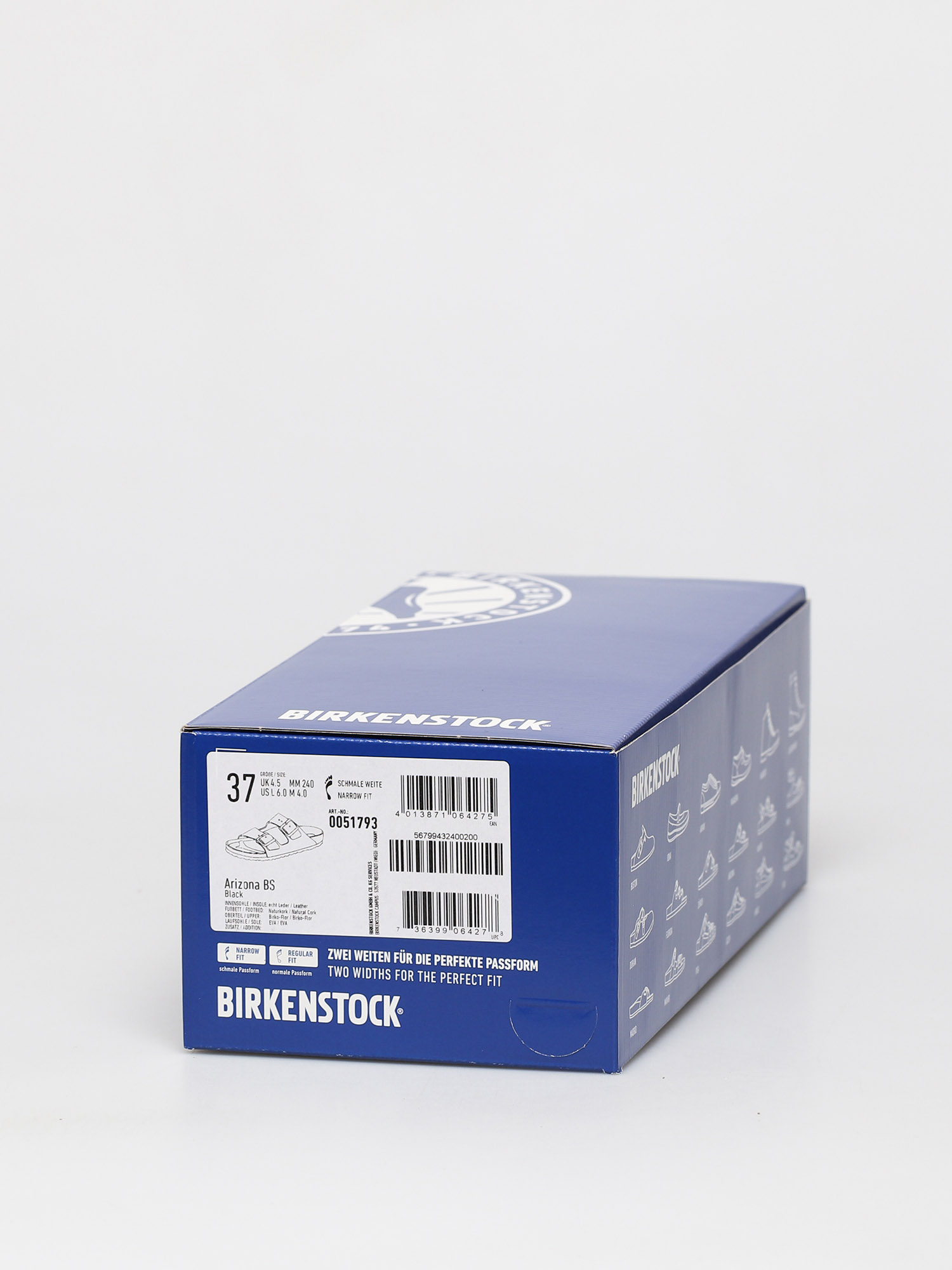 Сандали Birkenstock Klapki Arizona Narrow (black)