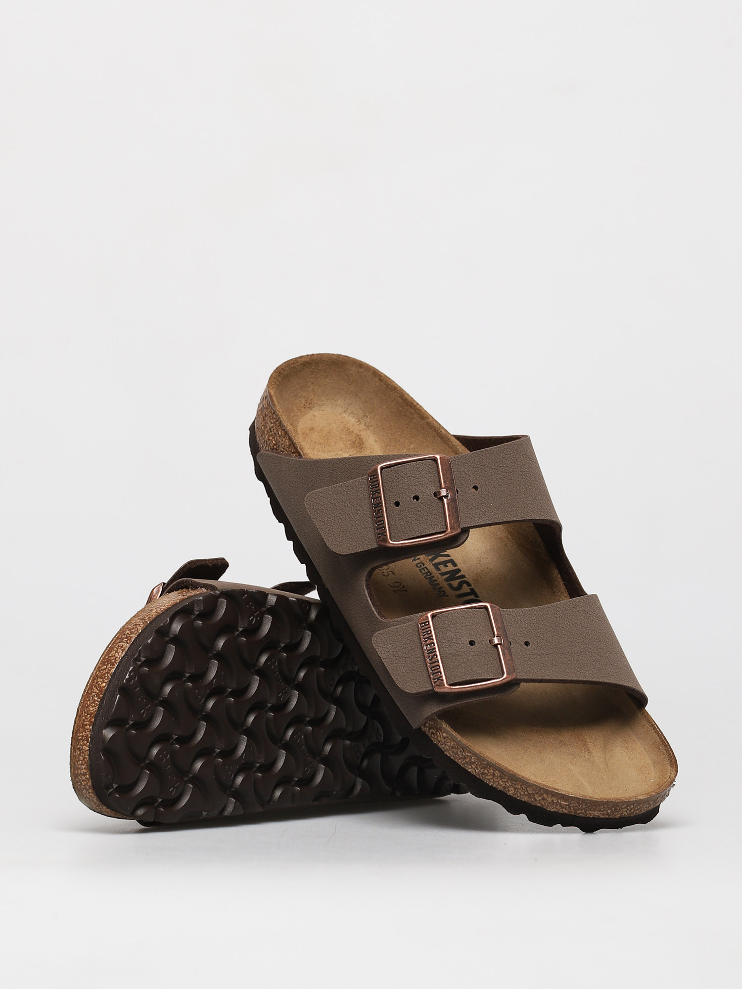 Сандали Birkenstock Klapki Arizona Narrow (nubuck mocha)