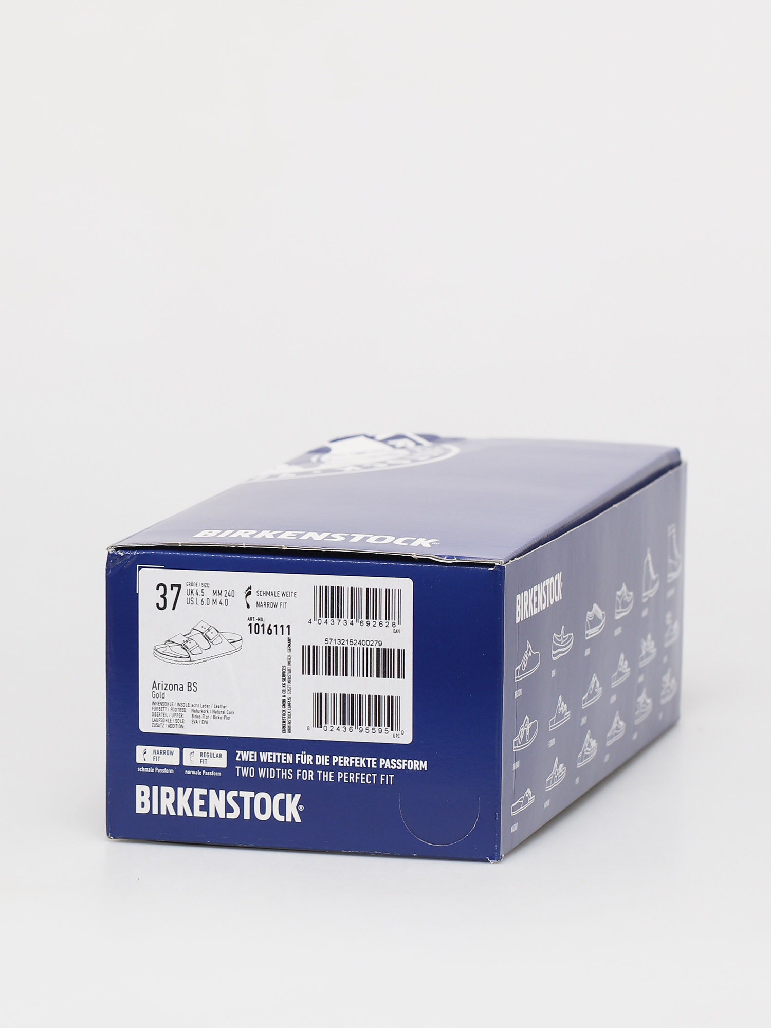 Сандали Birkenstock Klapki Arizona Narrow Wmn (gold)