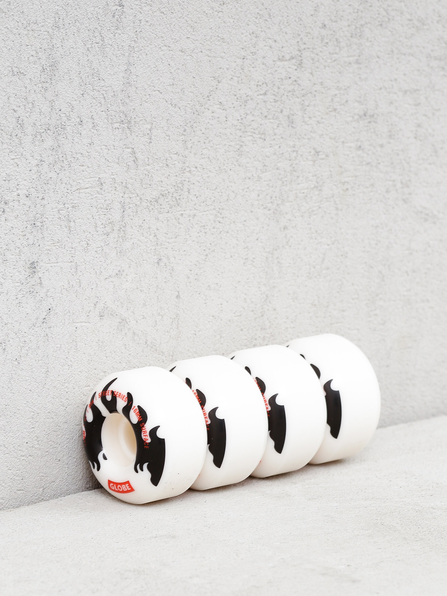Колелца Globe G1 (white/black/flames)