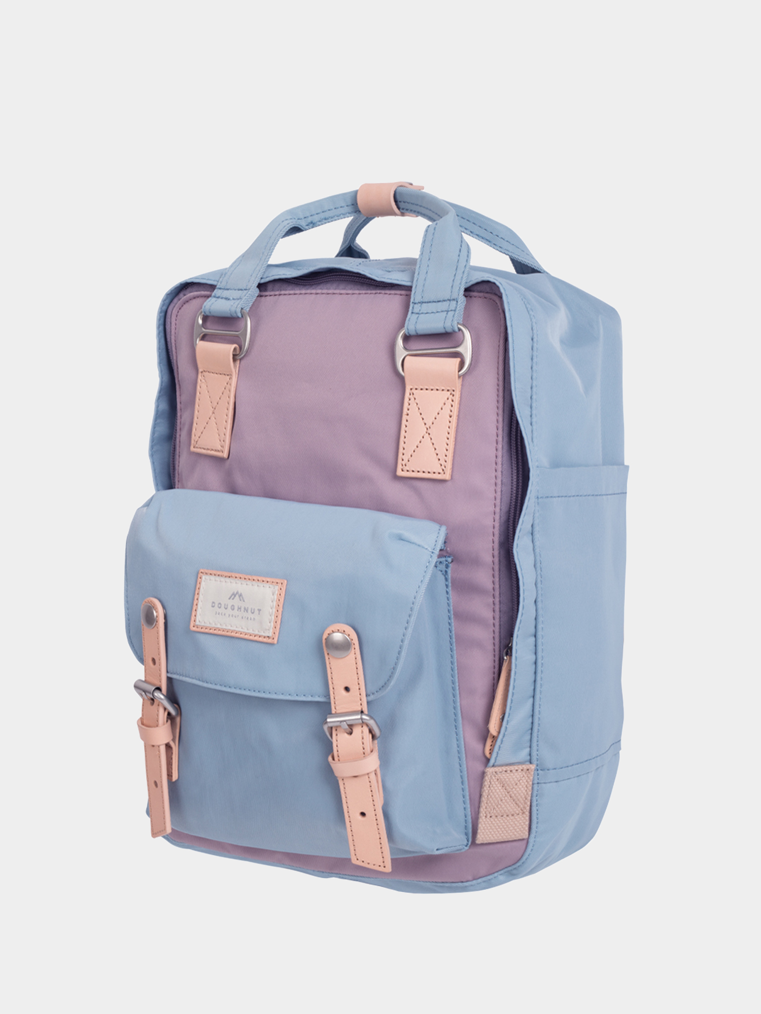 Doughnut Macaroon Backpack (lilac x light blue)