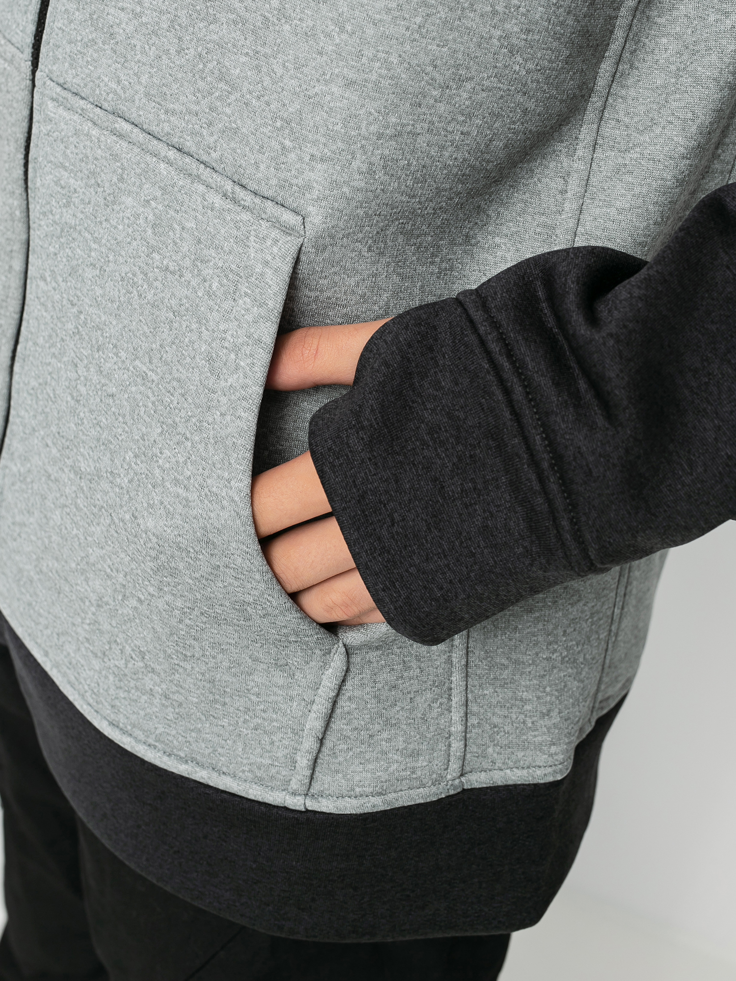 Мъжки Burton Термо суитшърти Oak ZHD (gray heather/true black)