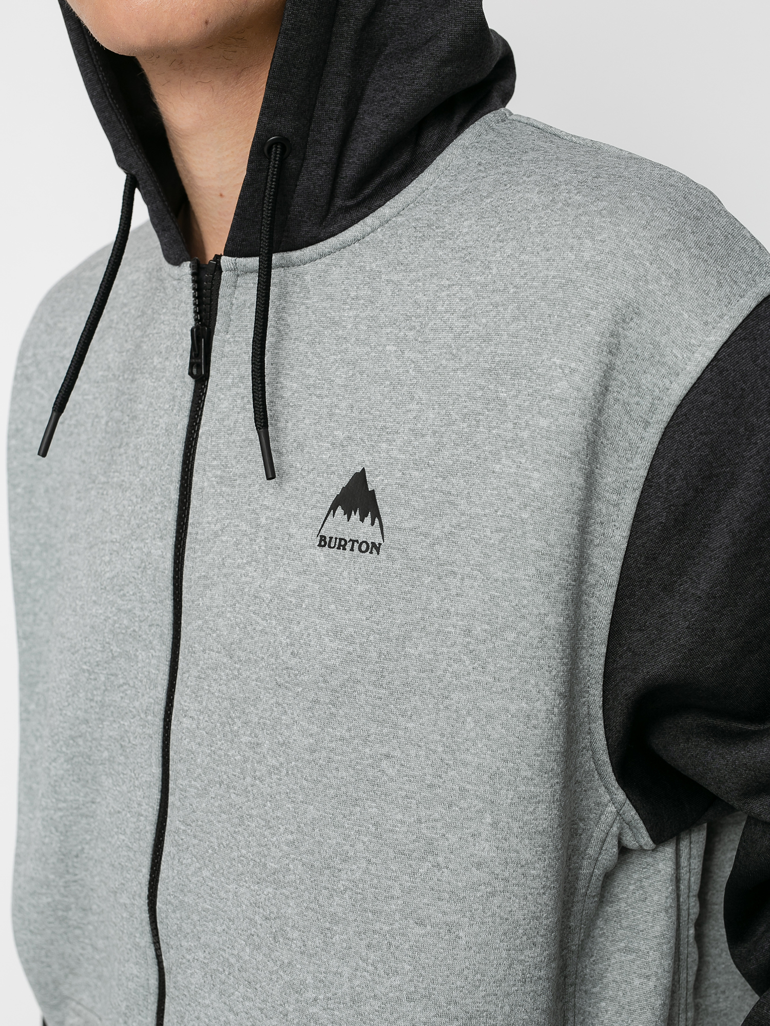 Мъжки Burton Термо суитшърти Oak ZHD (gray heather/true black)