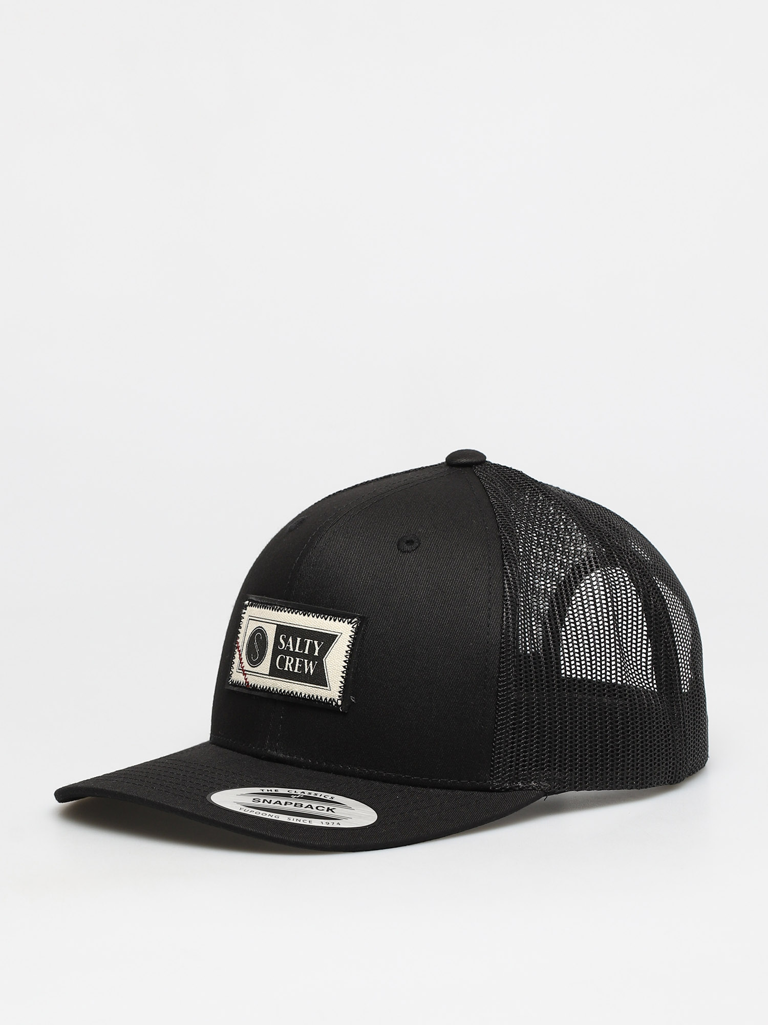 Salty Crew Шапка с козирка Topstitch Retro Trucker ZD (black)