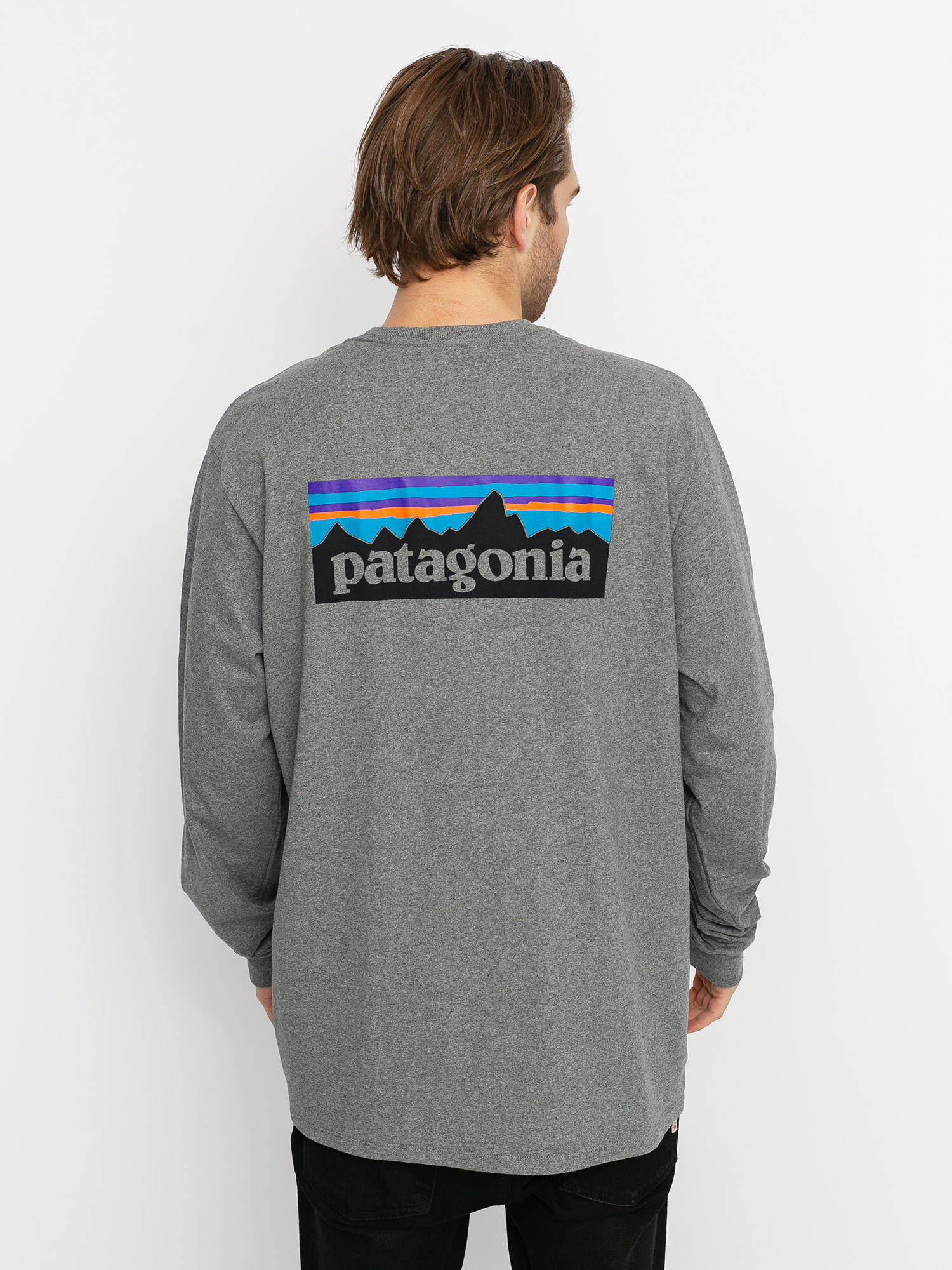 Patagonia Блузи P 6 Logo Responsibili (gravel heather)