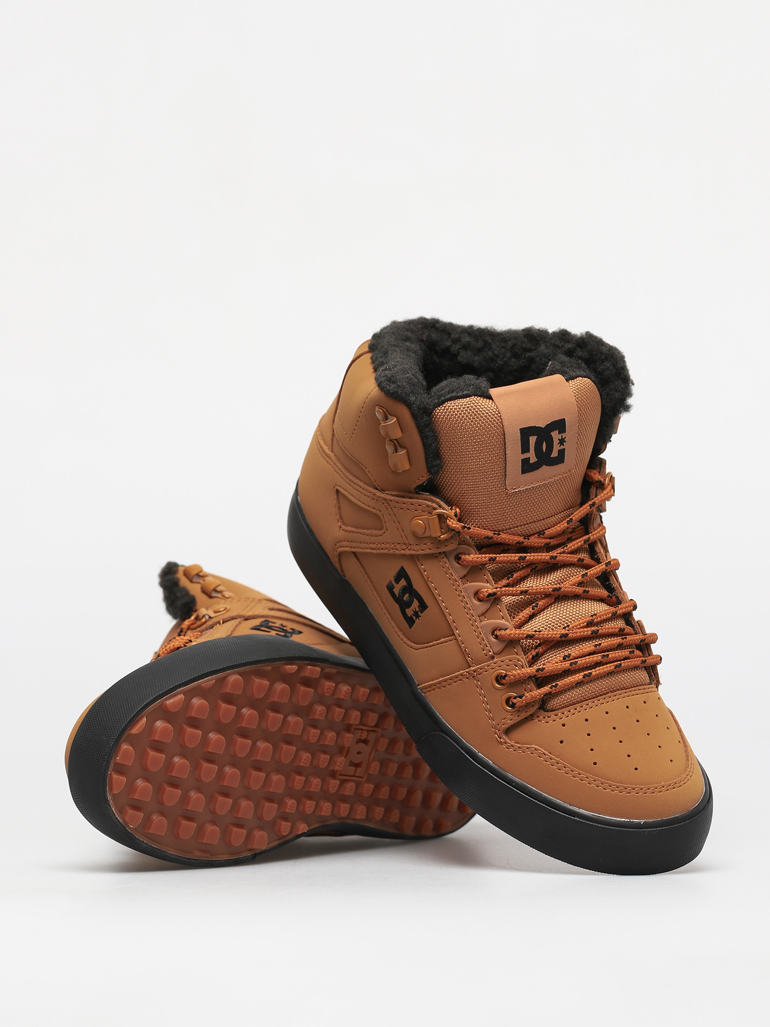 DC Обувки Pure High Top Wc Wnt (wheat/black)