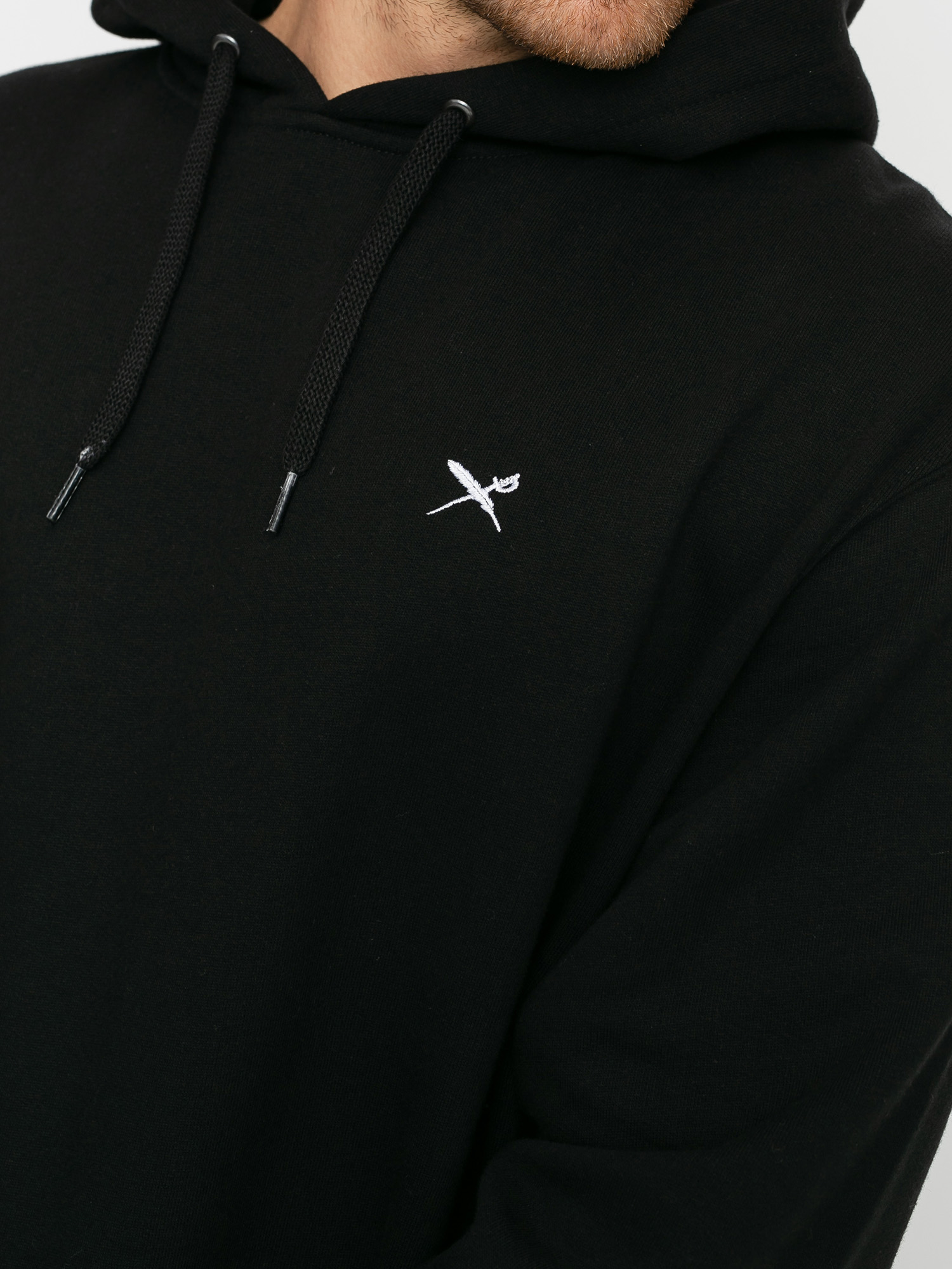 Iriedaily Суитшърт с качулка Mini Flag 2 HD (black)