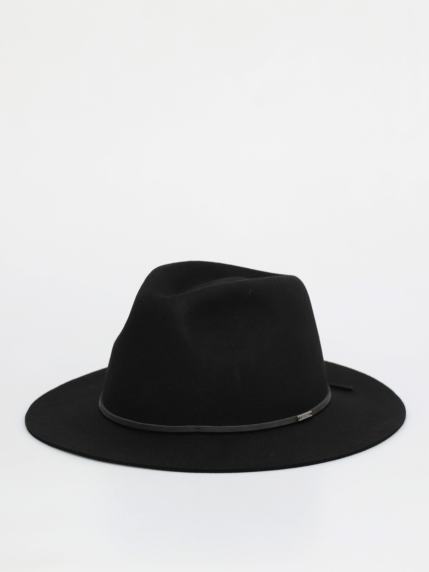 u0428u0430u043fu043au0430 u0441 u043fu0435u0440u0438u0444u0435u0440u0438u044f Brixton Wesley Fedora (black)
