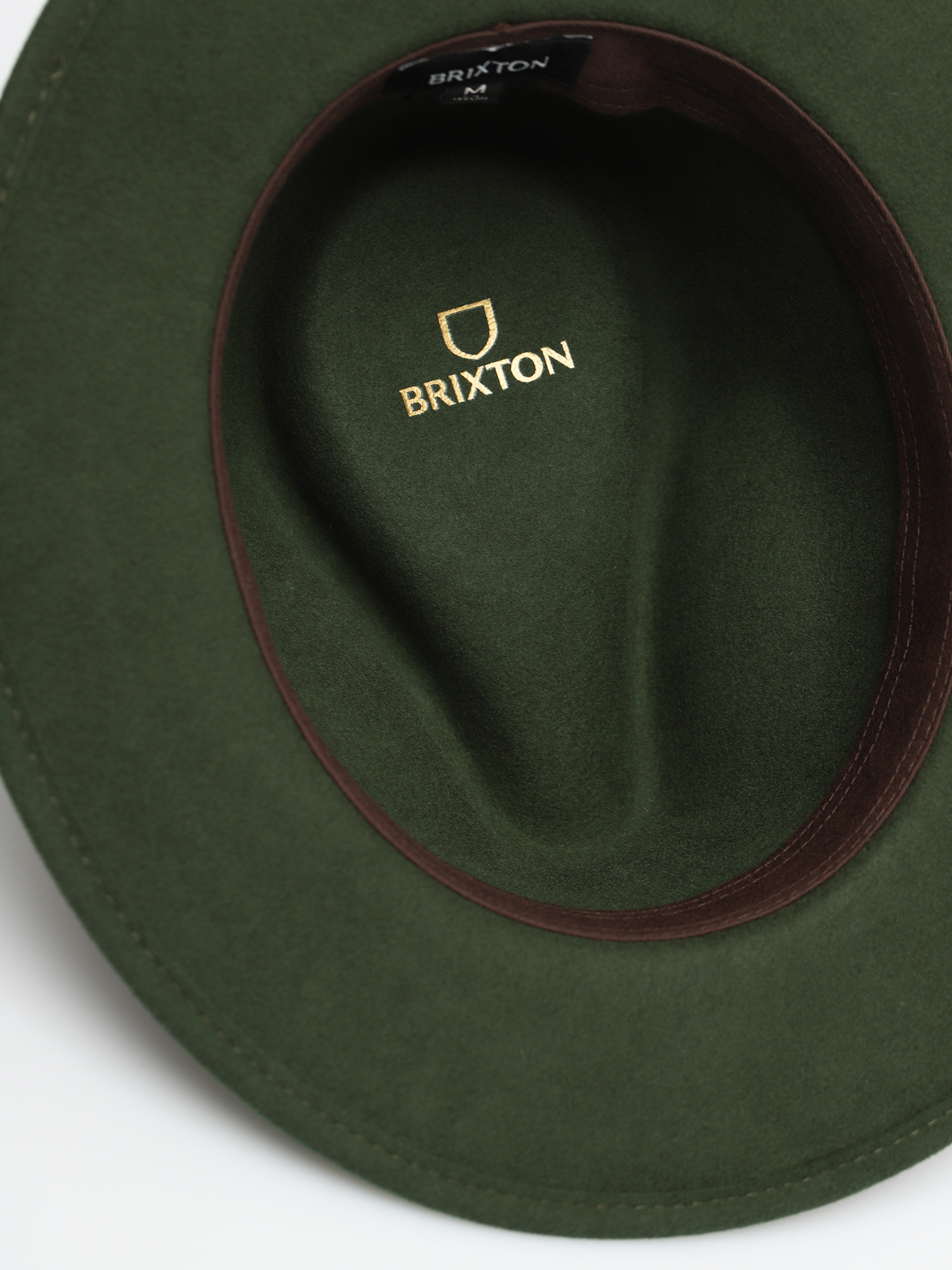 Шапка с периферия Brixton Messer Fedora (moss)