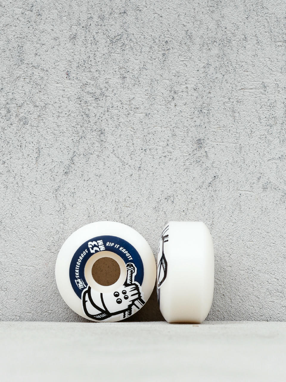 Колелца Mob Skateboards Skull (white/navy)