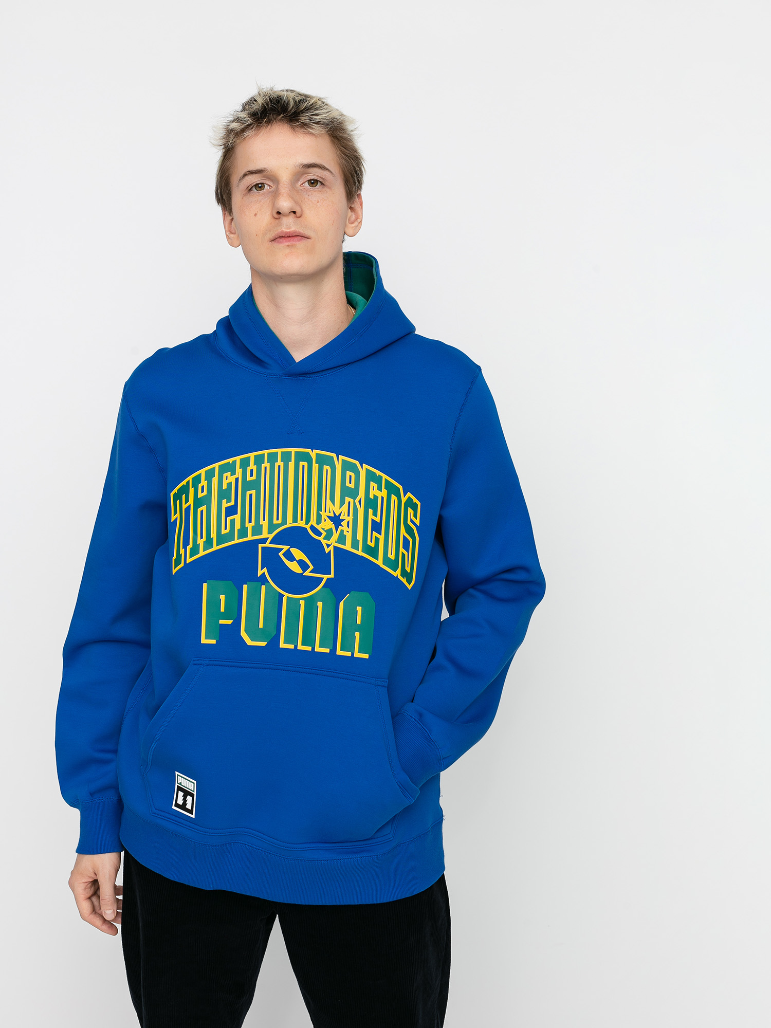 Суитшърт с качулка Puma X The Hundreds Rev HD (olympian blue)