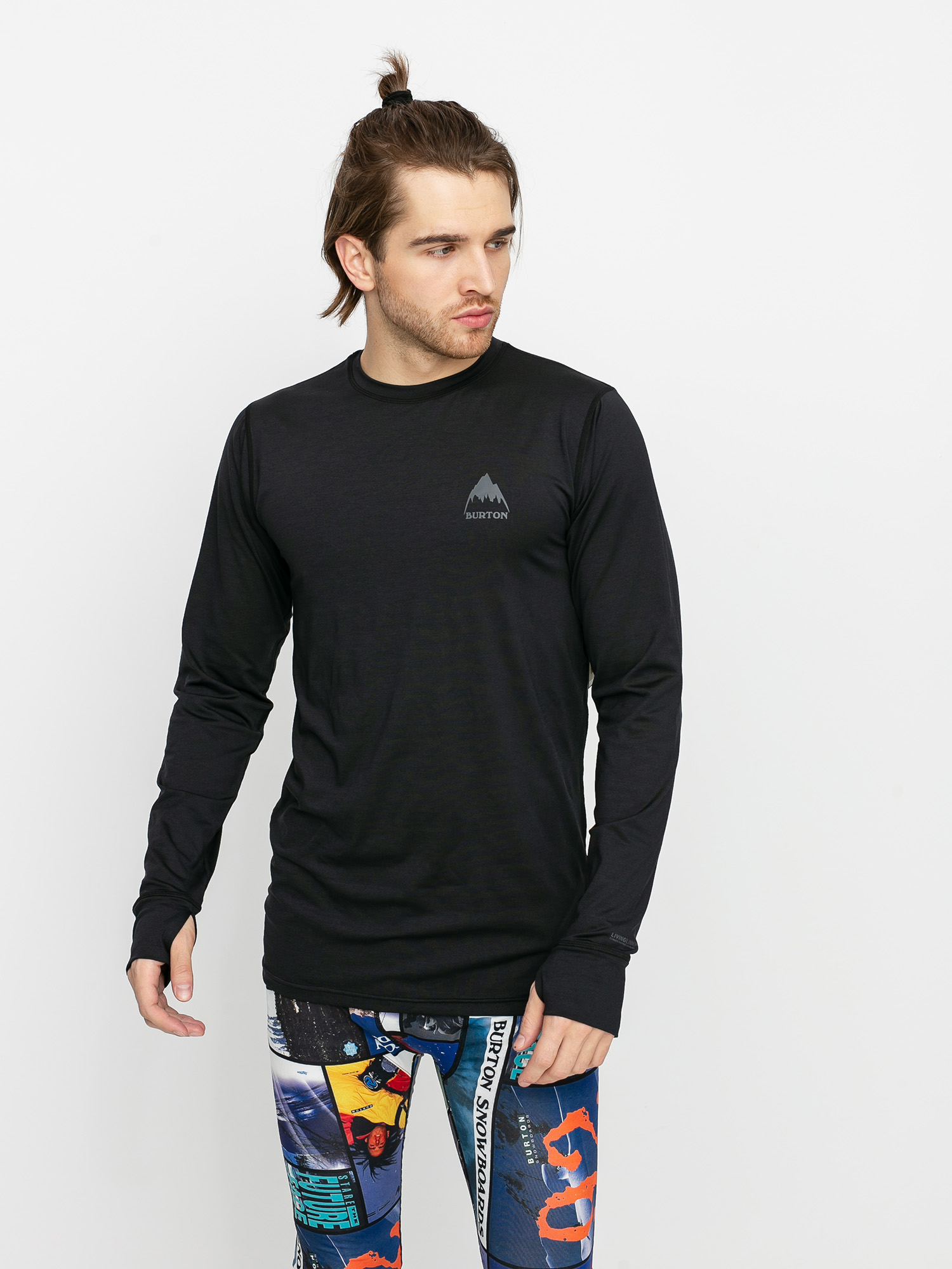 Мъжки Burton Термо блузи Lightweight X Base Layer (true black)