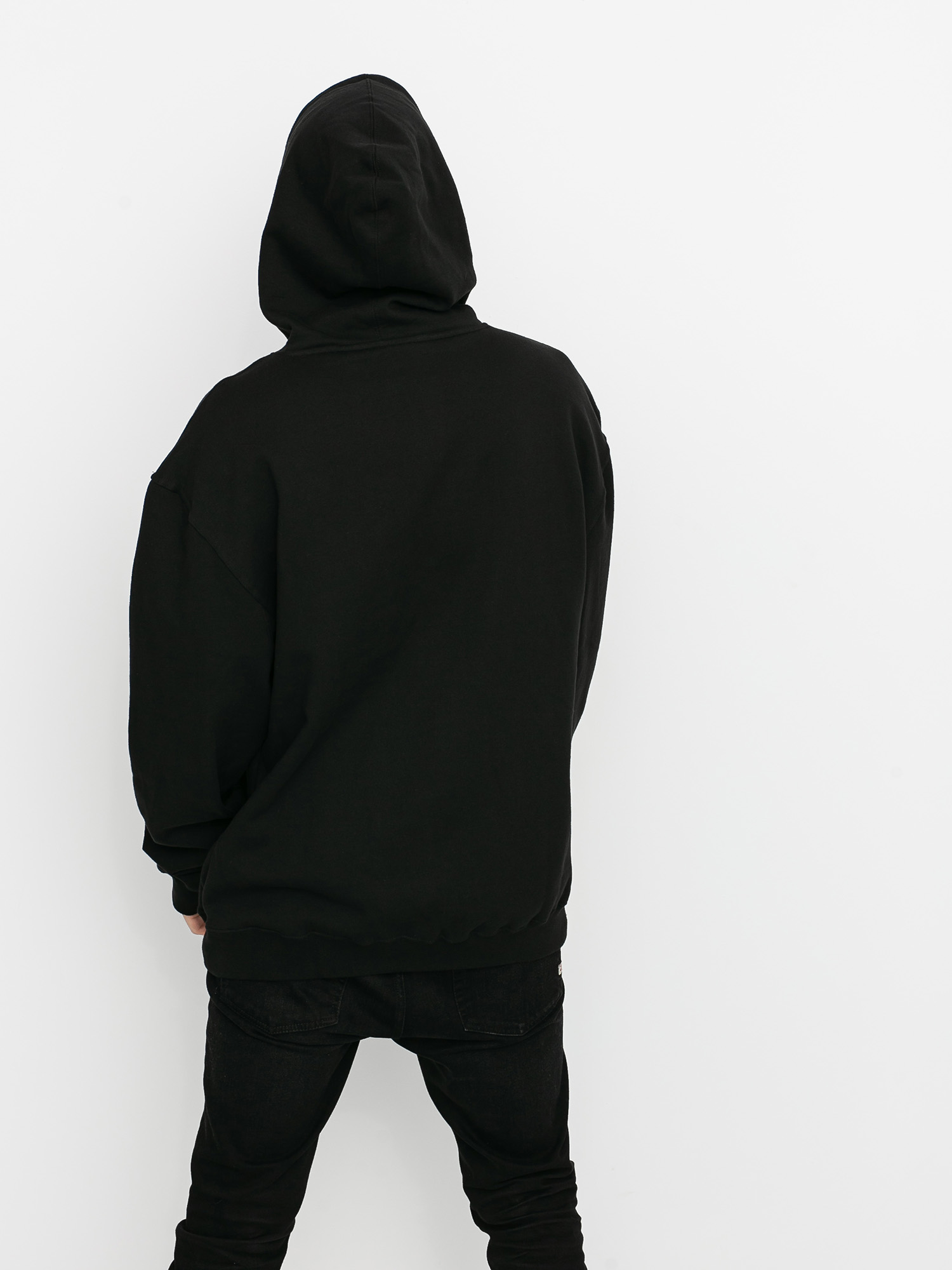 Суитшърт с качулка eS Main Block HD (black)