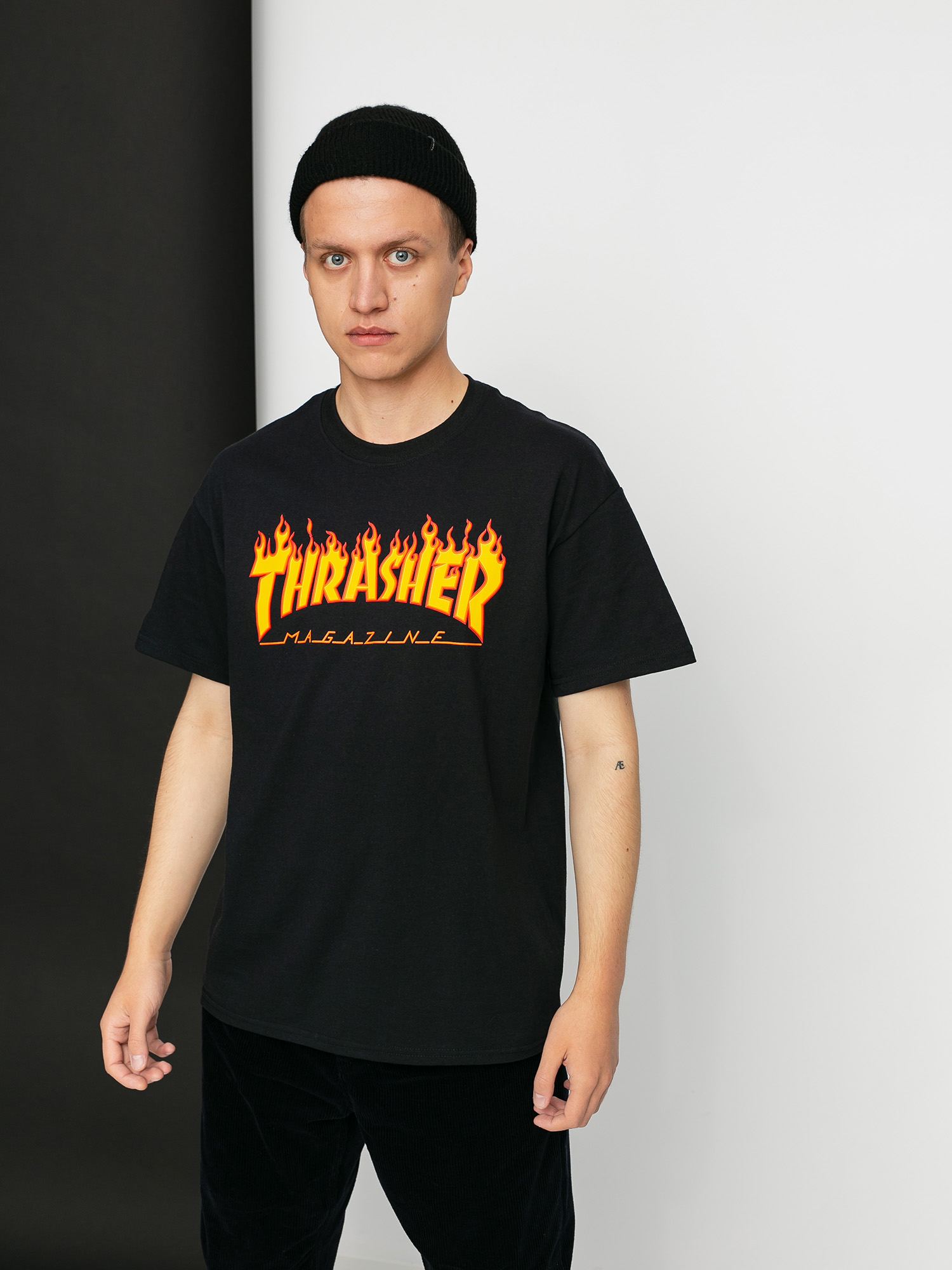 u0422u0435u043du0438u0441u043au0430 Thrasher Flame Logo (black)
