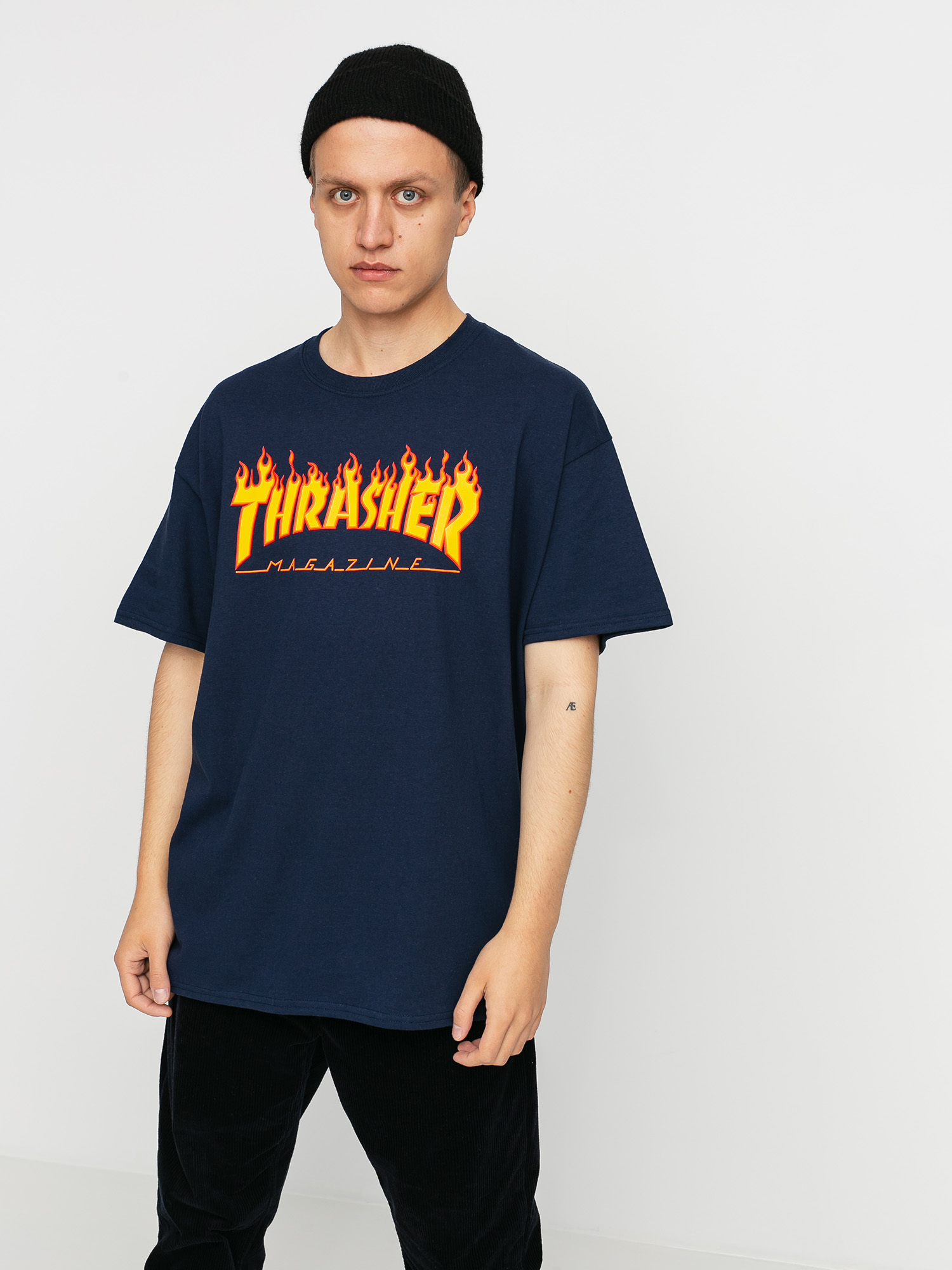 u0422u0435u043du0438u0441u043au0430 Thrasher Flame Logo (navy/blue)