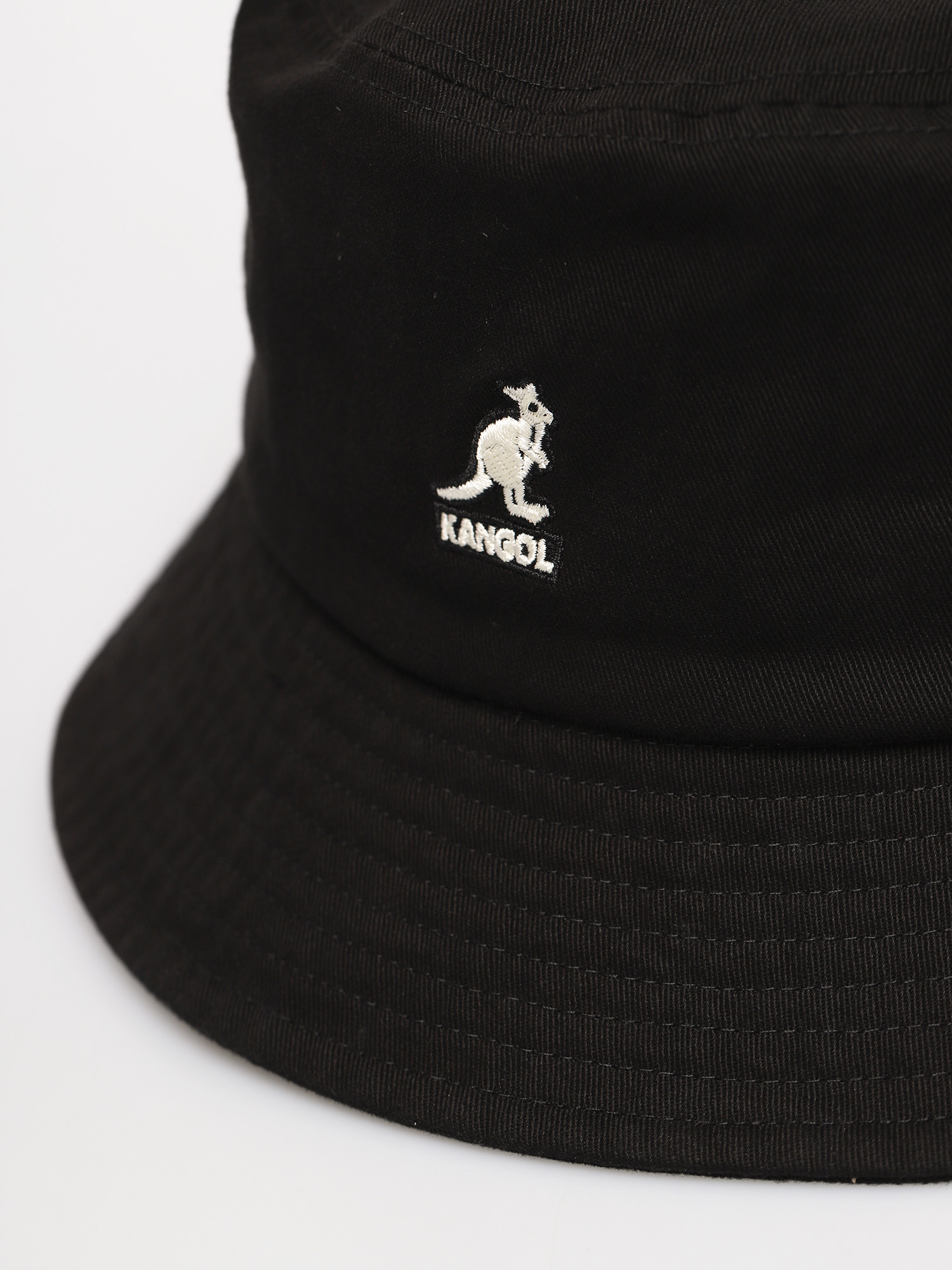 Шапка с периферия Kangol Washed Bucket (black)