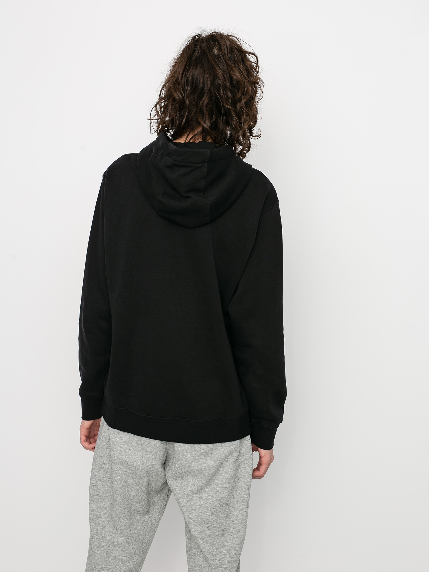 Nike Суитшърт с качулка Club Hoodie Po Bb HD (black/black/white)