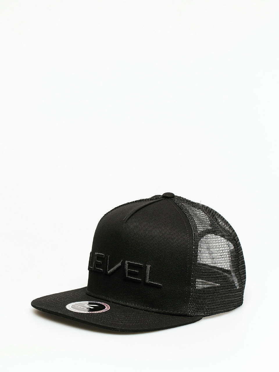 Level Шапка с козирка Cap (pk black)