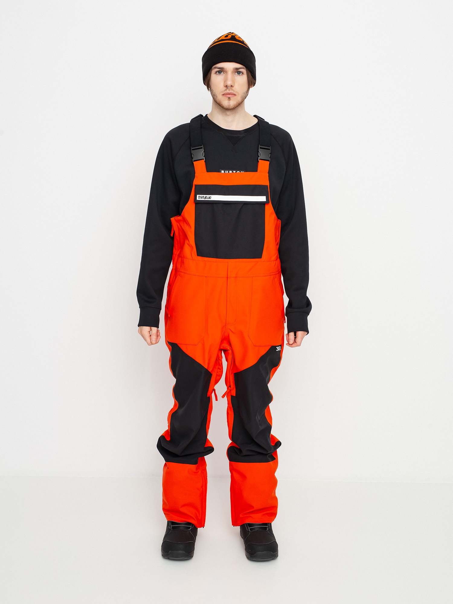 Мъжко Сноуборд панталони ThirtyTwo Basement Bib (orange)