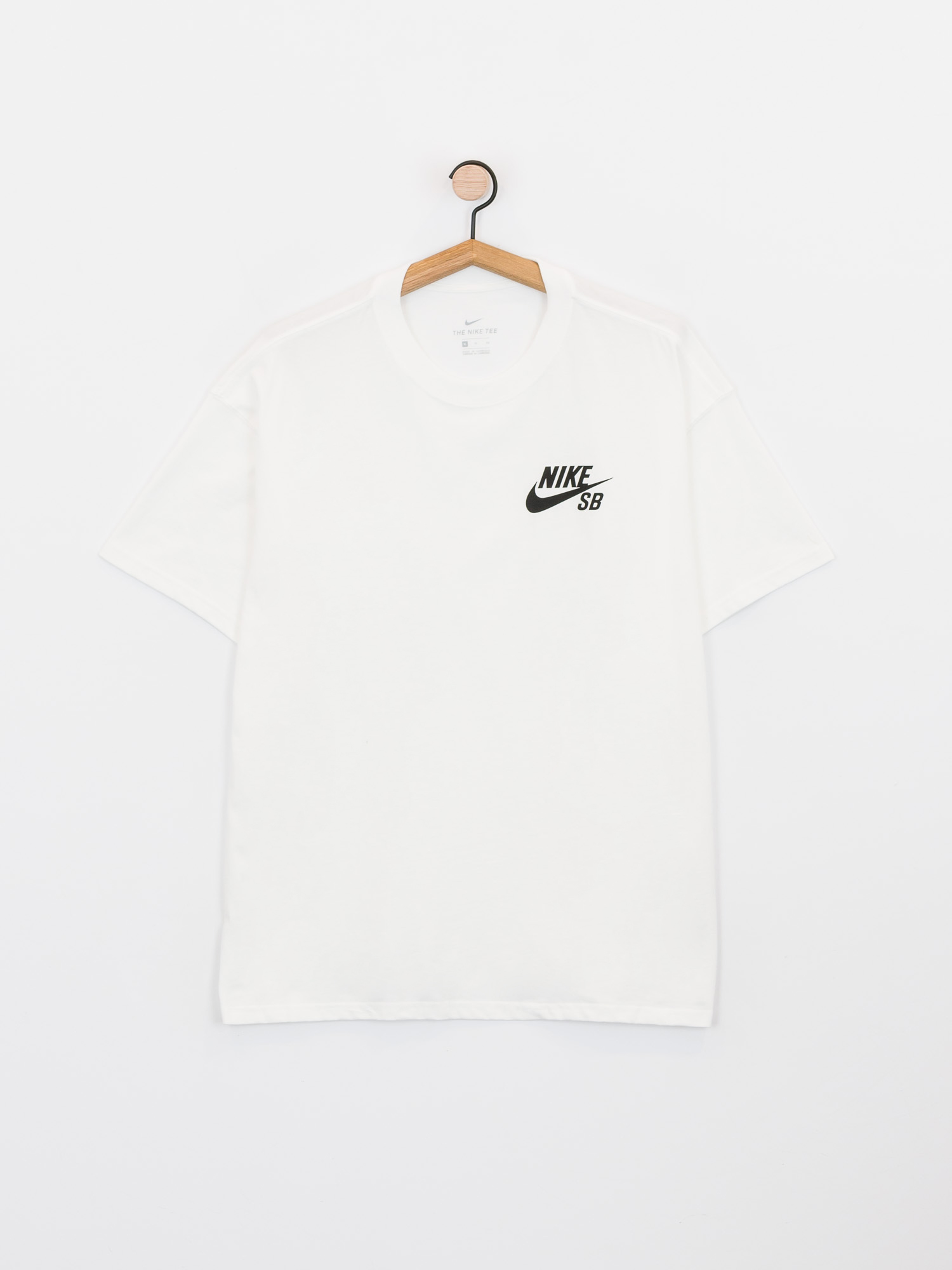 Тениска Nike SB Left Chest Script (white/black)