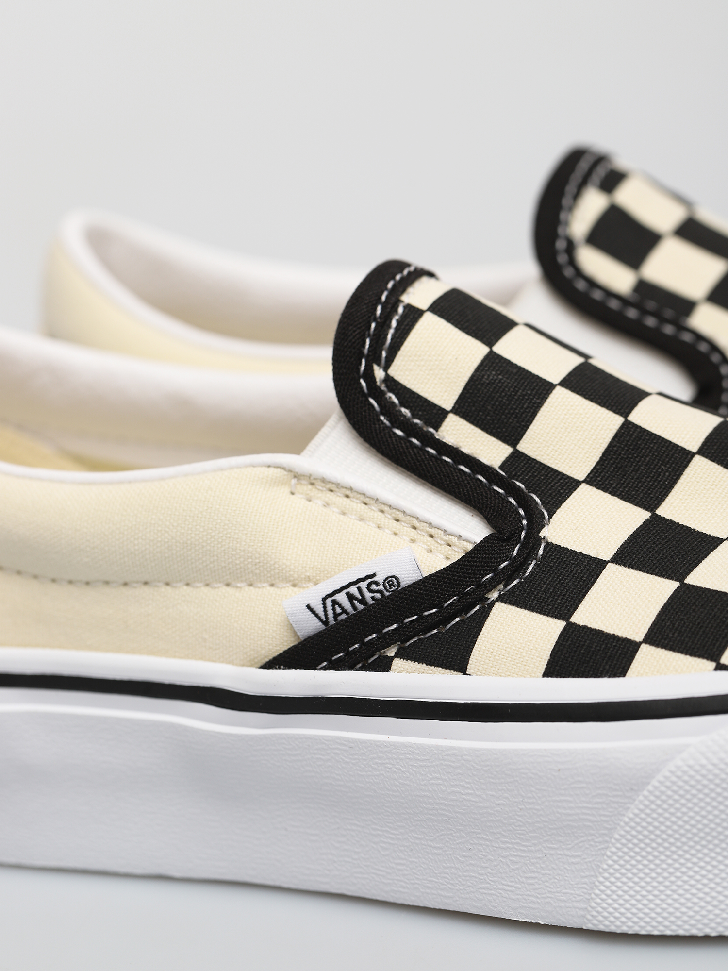 Обувки Vans Classic Slip On Platform (blk whtchckerboard/wht)