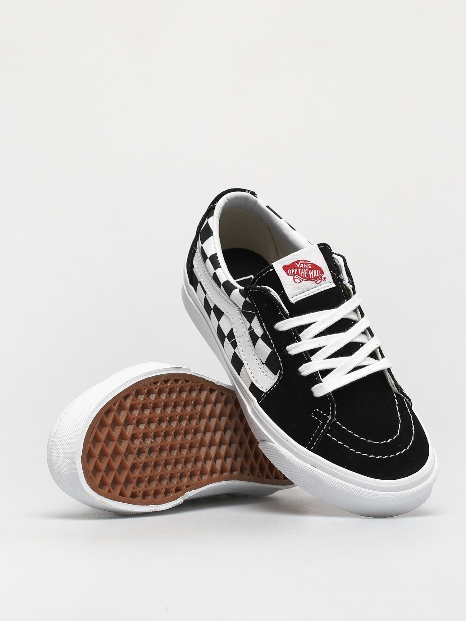Обувки Vans Sk8 Low (canvas/suede black/checkerboard)