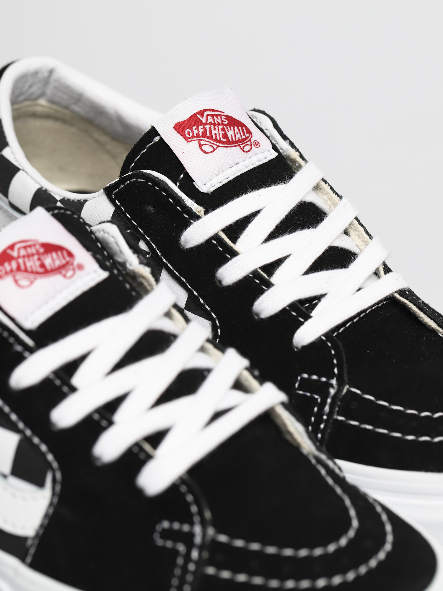 Обувки Vans Sk8 Low (canvas/suede black/checkerboard)