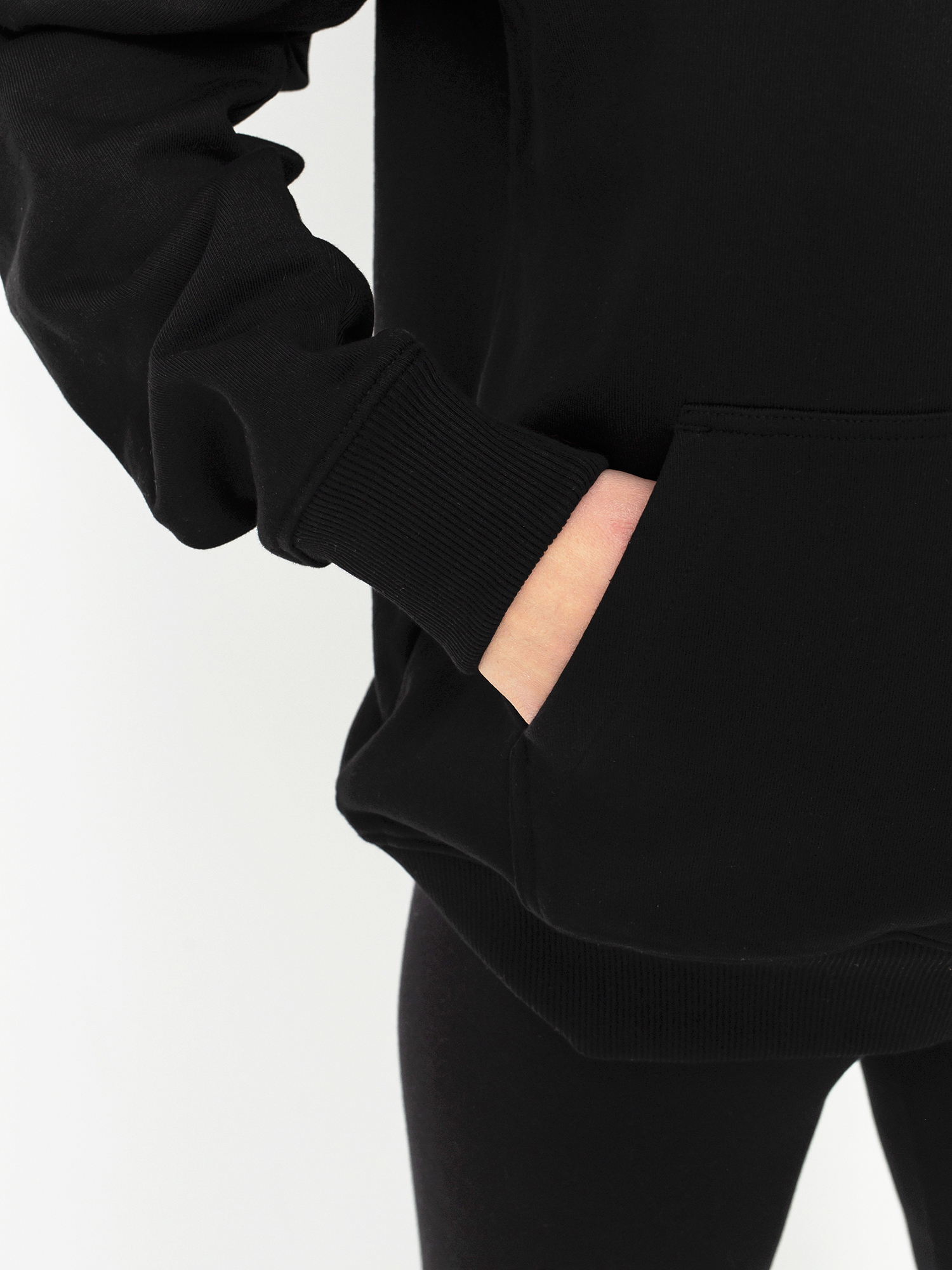 Суитшърт с качулка Vans Flying V Bf Ft HD Wmn (black)