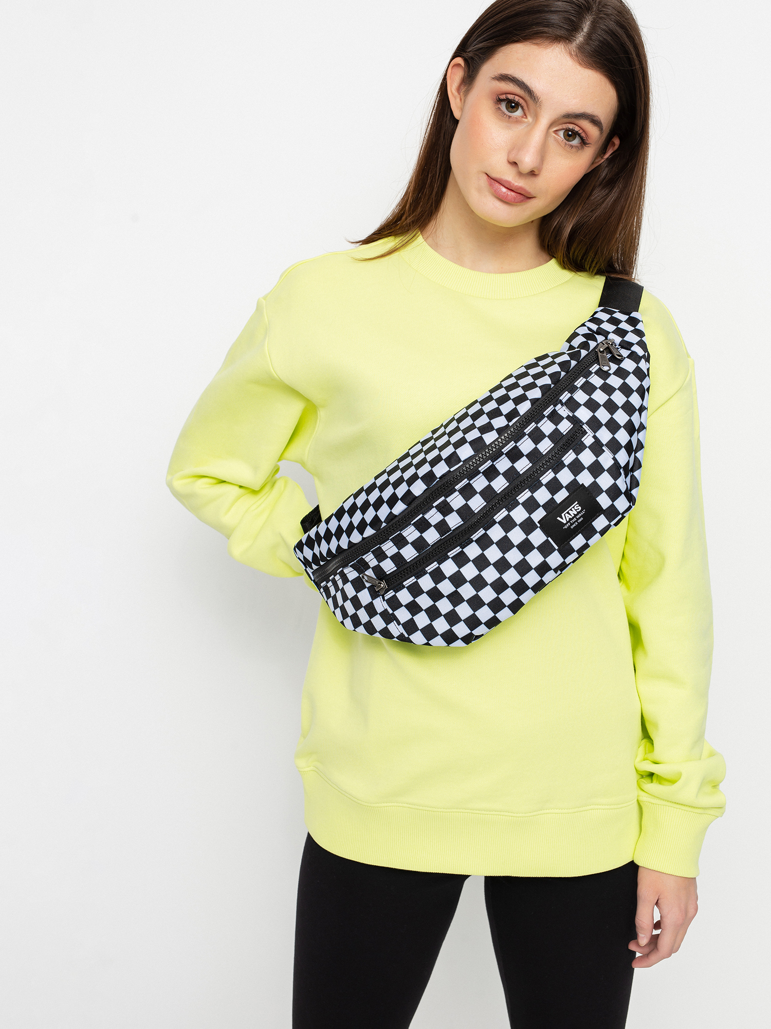 Чантичка за кръст Vans Ward (black/white check)