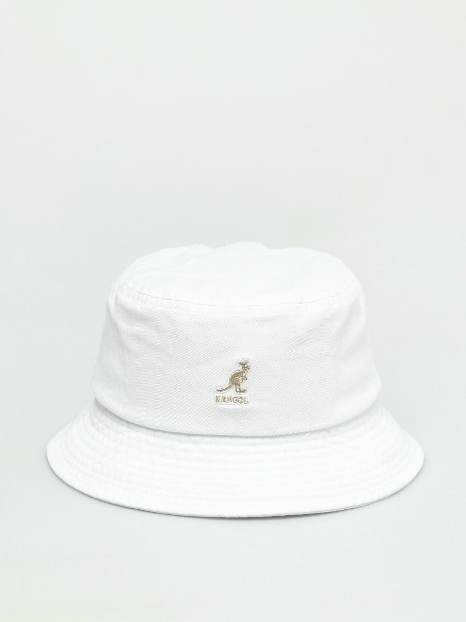 Шапка с периферия Kangol Washed Bucket (white)