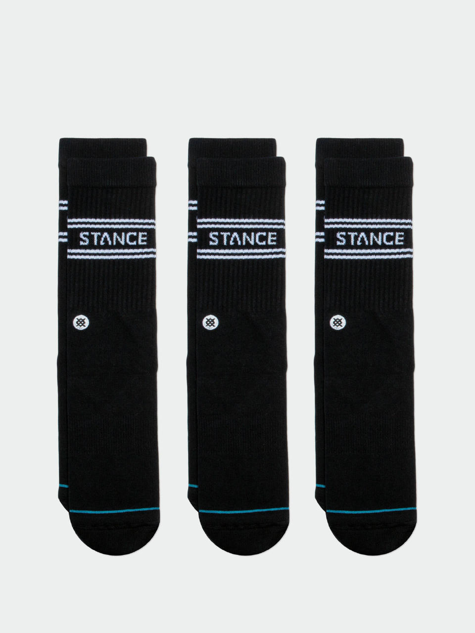 Чорапи Stance Basic 3 Pack Crew (black)