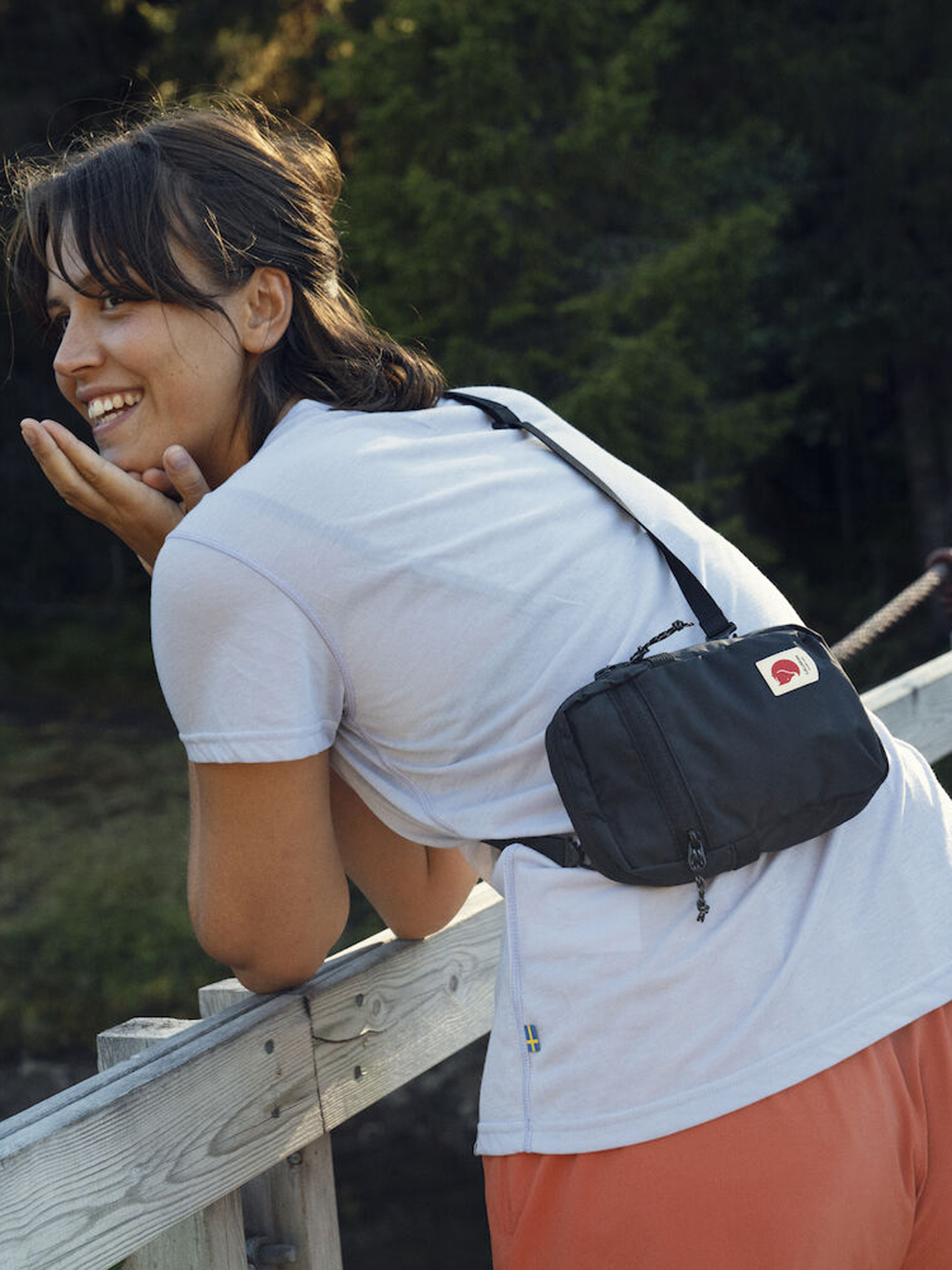 Малка чантичка Fjallraven High Coast Pocket (black)