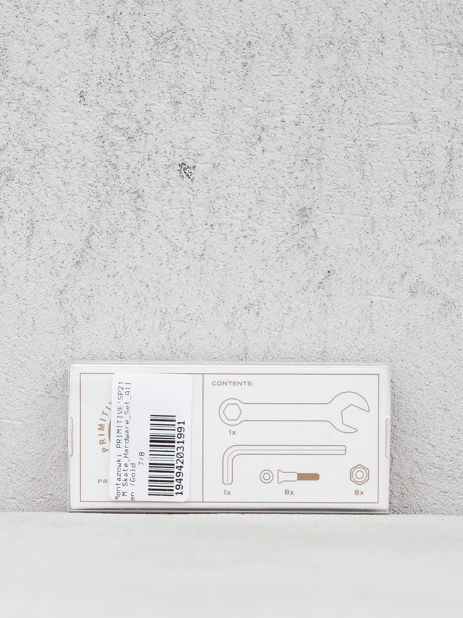 Винтове Primitive Skate Hardware Set Allen (gold)