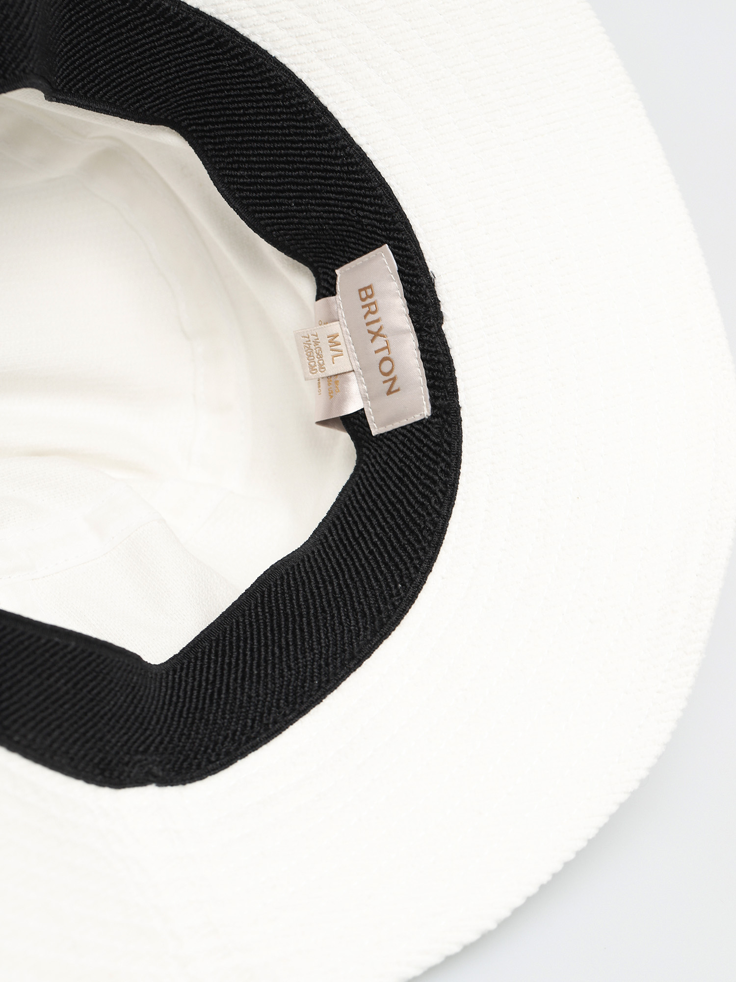 Шапка с периферия Brixton Petra Packable Bucket Hat (off white)