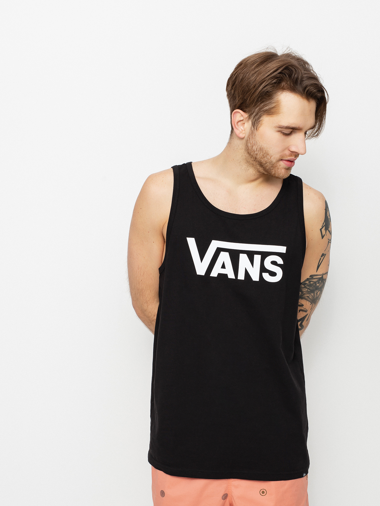 Тениска Vans Vans Classic Tank (black/white)