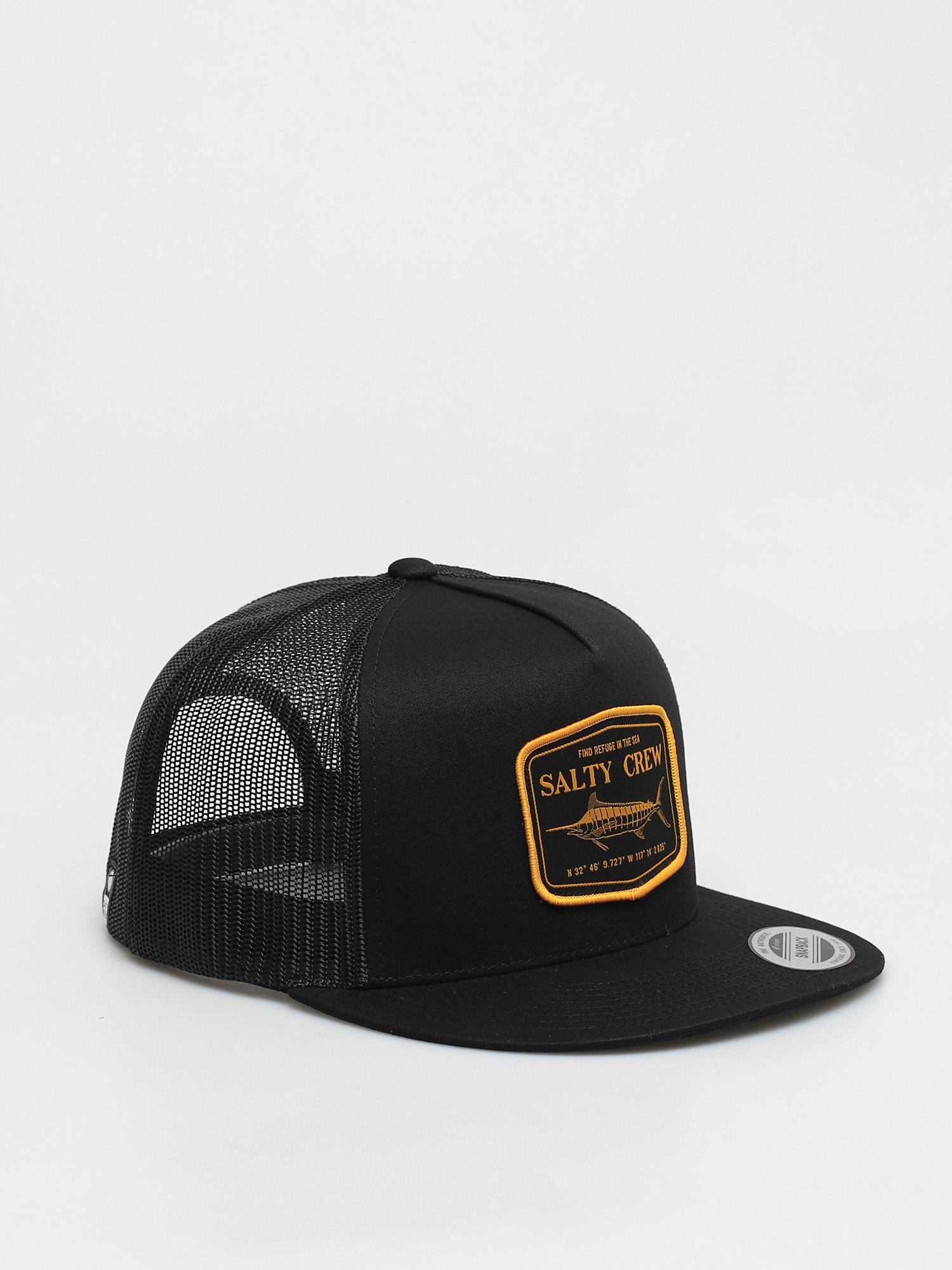 Salty Crew Шапка с козирка Stealth Trucker ZD (black)