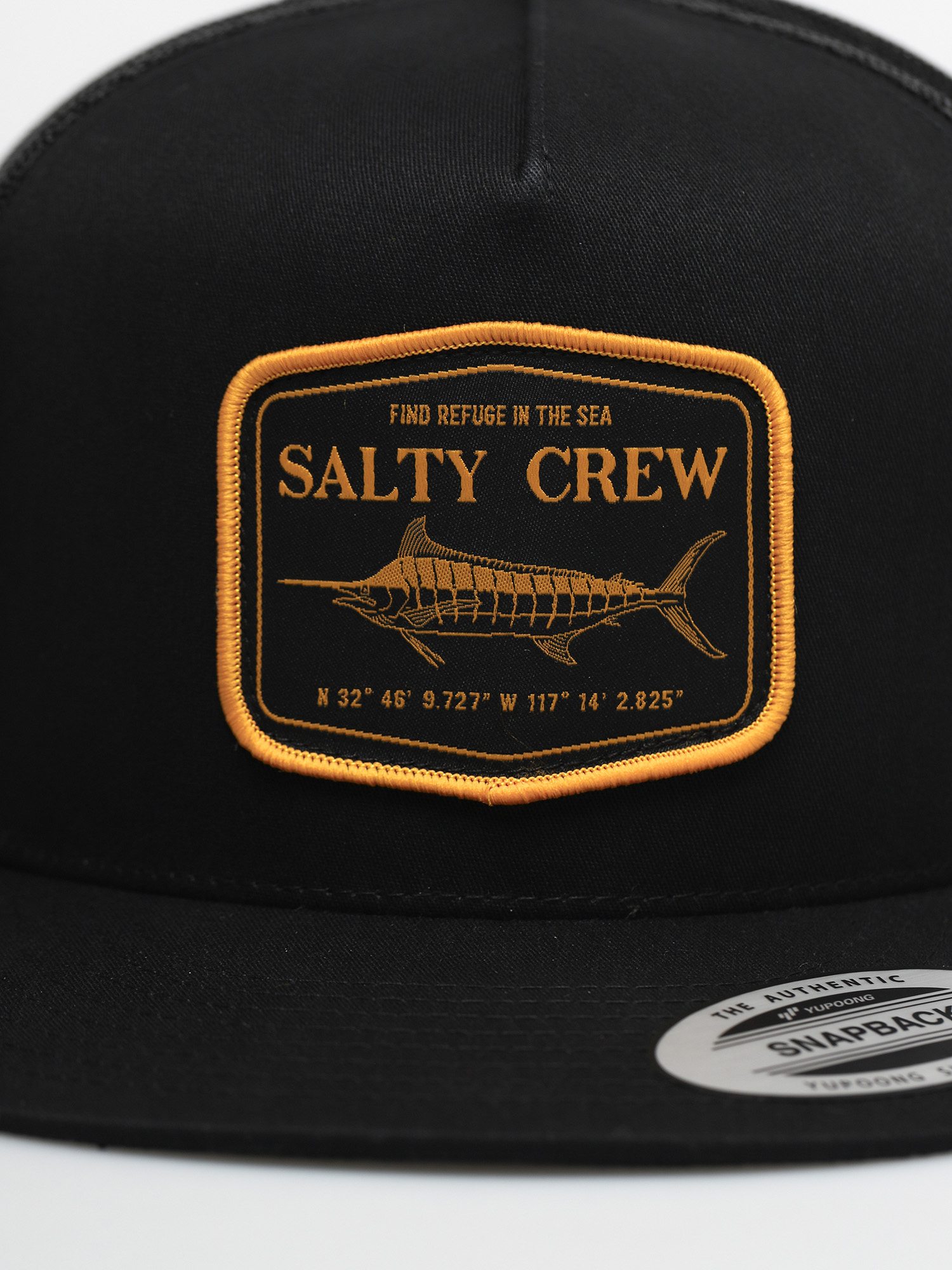 Salty Crew Шапка с козирка Stealth Trucker ZD (black)