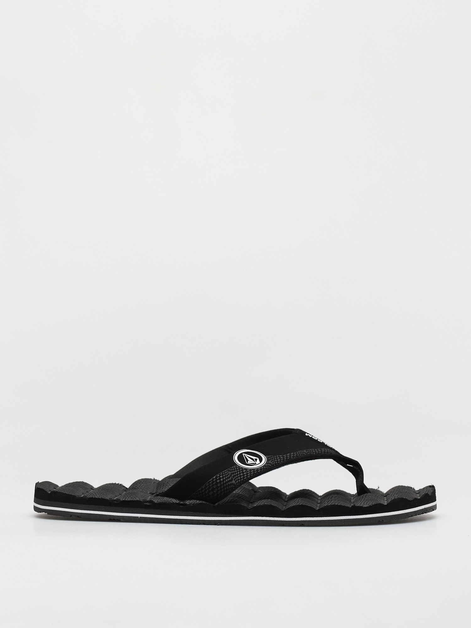 Джапанки Volcom Recliner (black white)